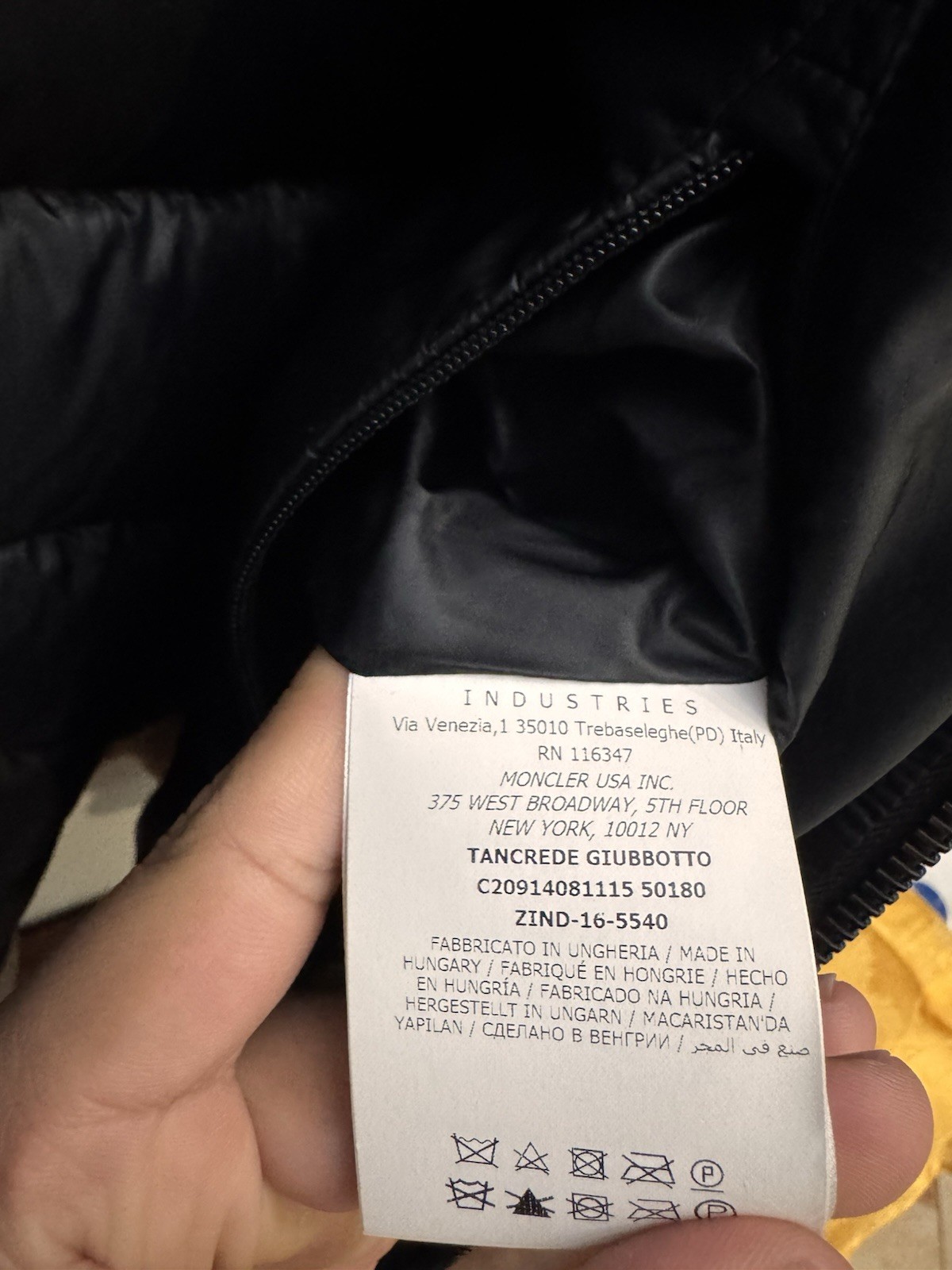 Rare Sample Piece 1 of 1 Moncler Tancrede Down Jacket Size 3 Made in Italy