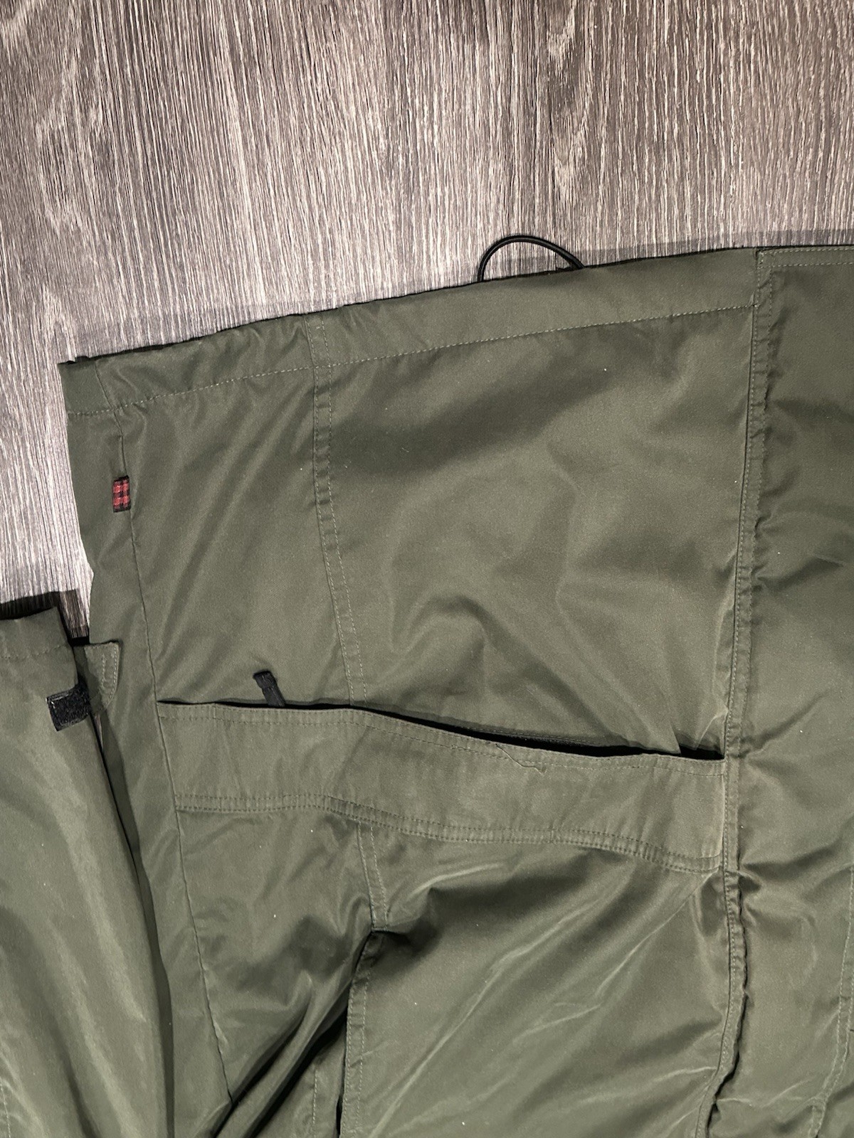 Woolrich Utility Field Rain Jacket Mens XL Green Mesh Lined Lightweight Vintage