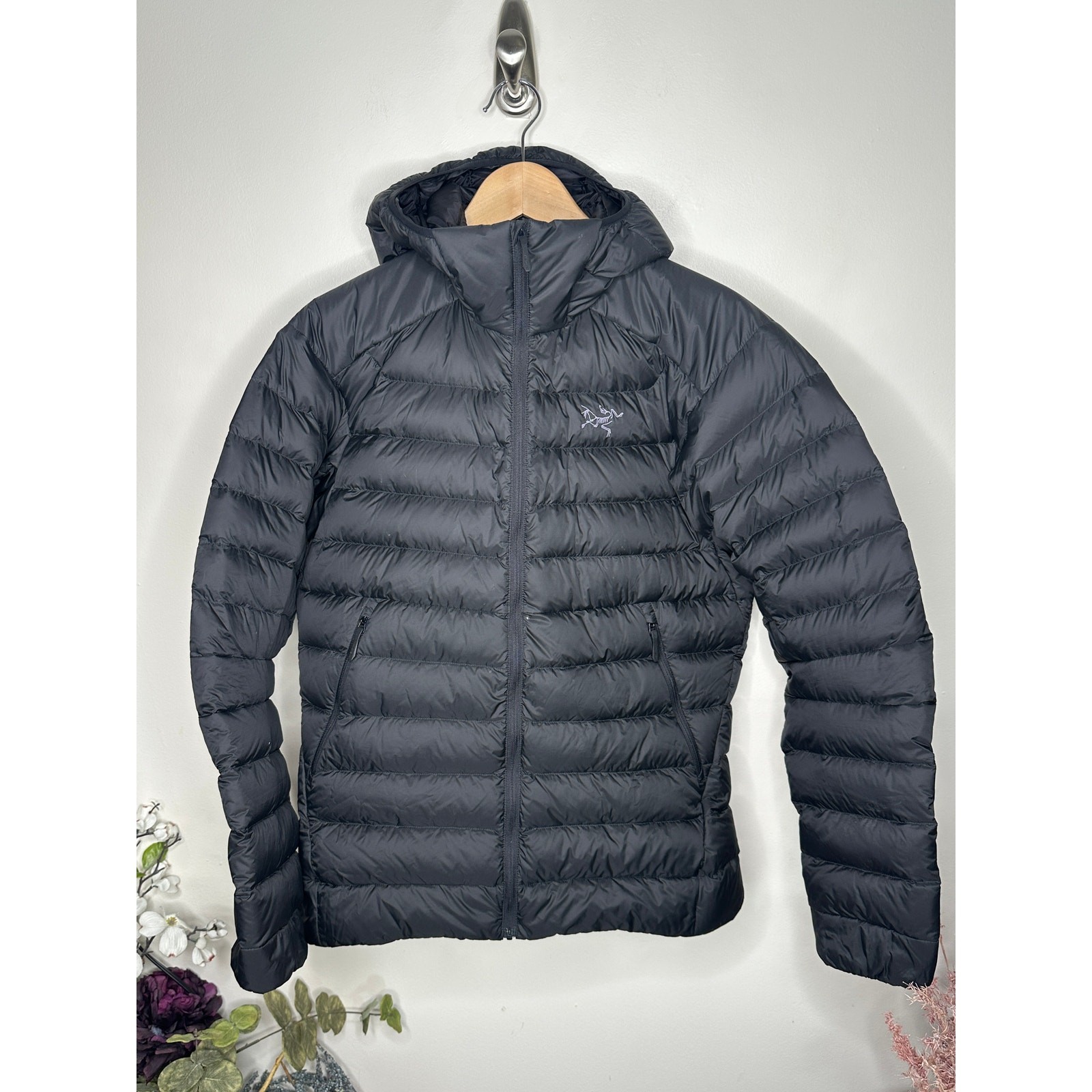ARC’TERYX Cerium Hoody Puffer Jacket Black Sz S $400