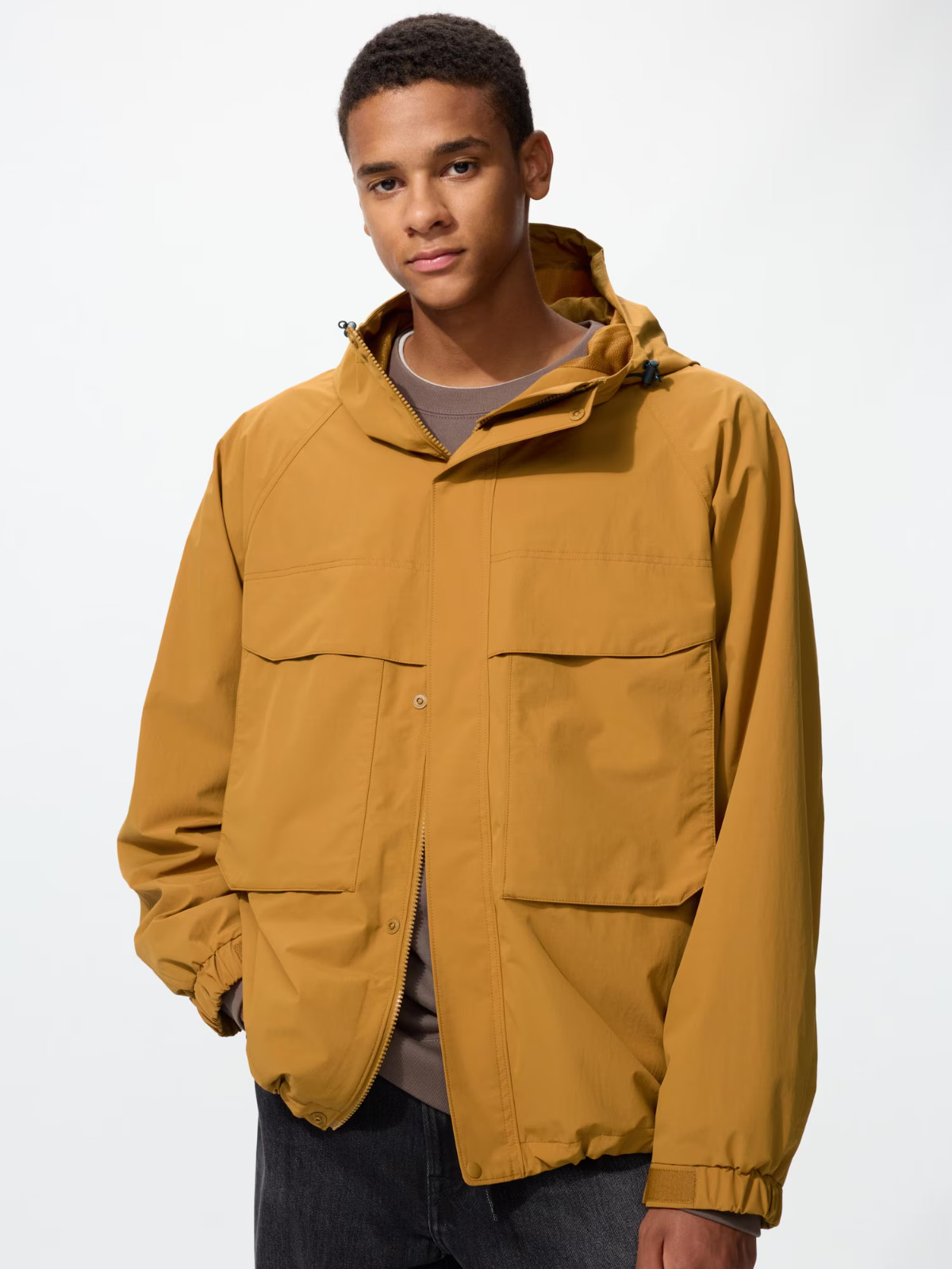 UNIQLO Windproof Parka XS-4XL Men Hooded Water Repellent 2 Colors 478231 NWT