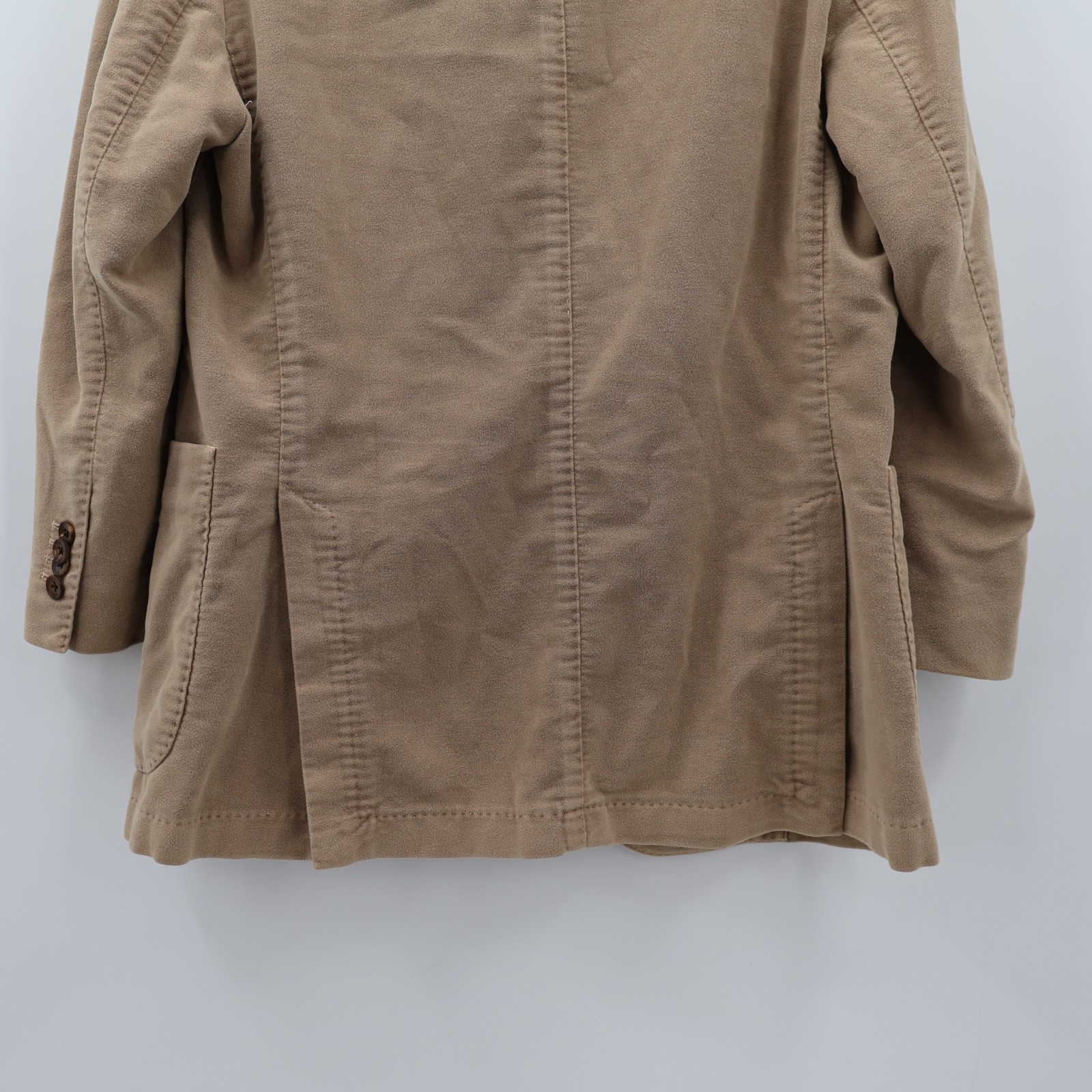 BOGLIOLI Beige Tailored Jacket 100% Cotone Size 48 Made in Italy
