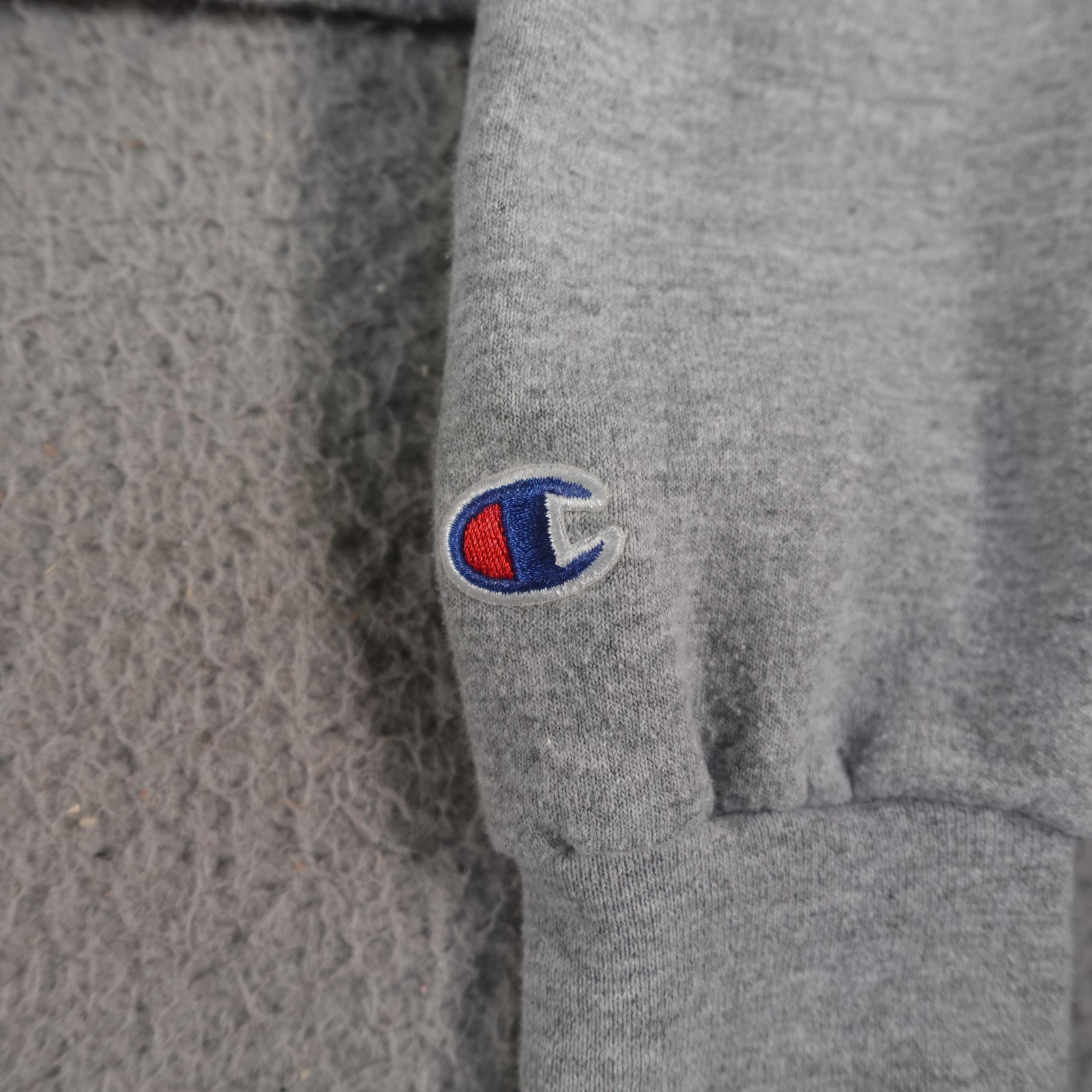 Champion Shepherd University Jacket Mens XL Gray Fleece Full Zip Hoodie College