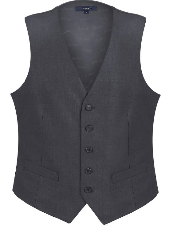 Gioberti Men’s Button Suit Formal Vest 70% Polyester/30% Rayon Size S-6XL VS-95