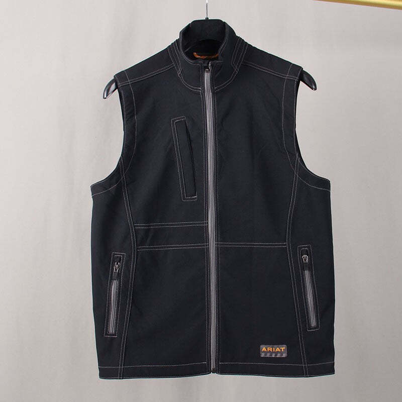 Ariat Rebar Vest Mens Full Zip NEW Black L XL 2XL 3XL 4XL
