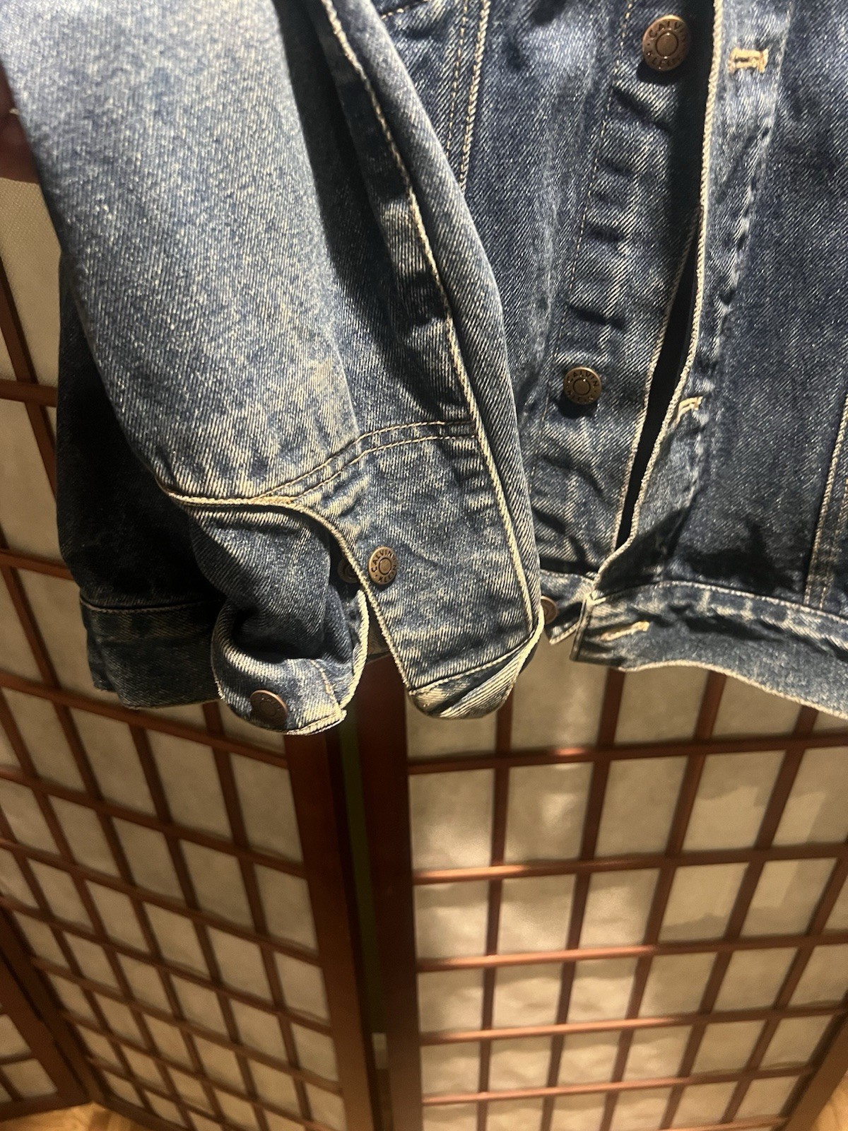 Calvin Klein Men’s Classic Blue Denim Jean Jacket, XL Blue Indigo