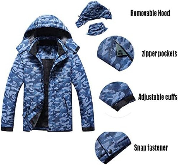 Chamarras De Hombre De Invierno Para El Frio Comoda Calidad Tamaño Grande NEW US