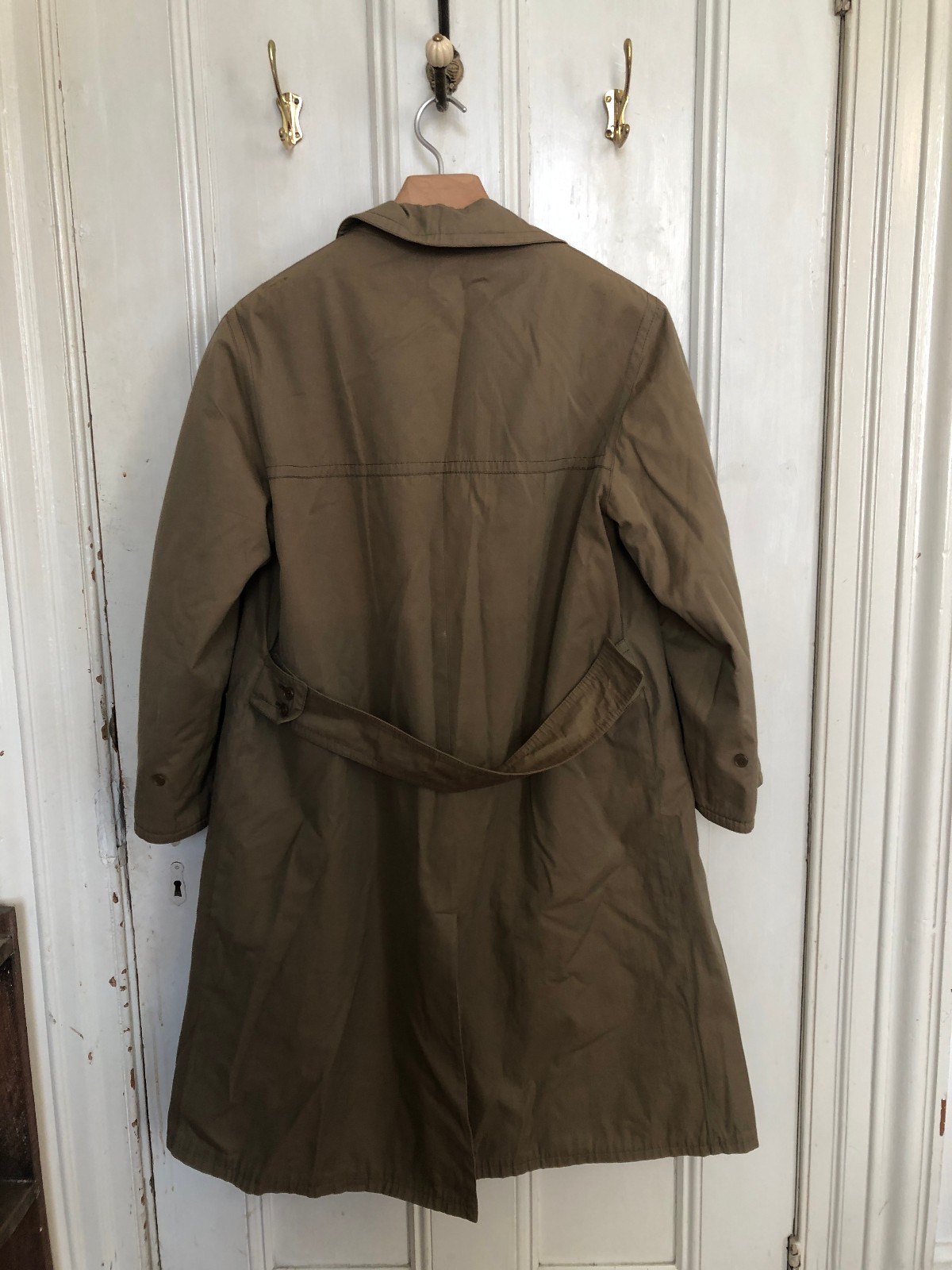 reversible beige trench coat size 38/40 short