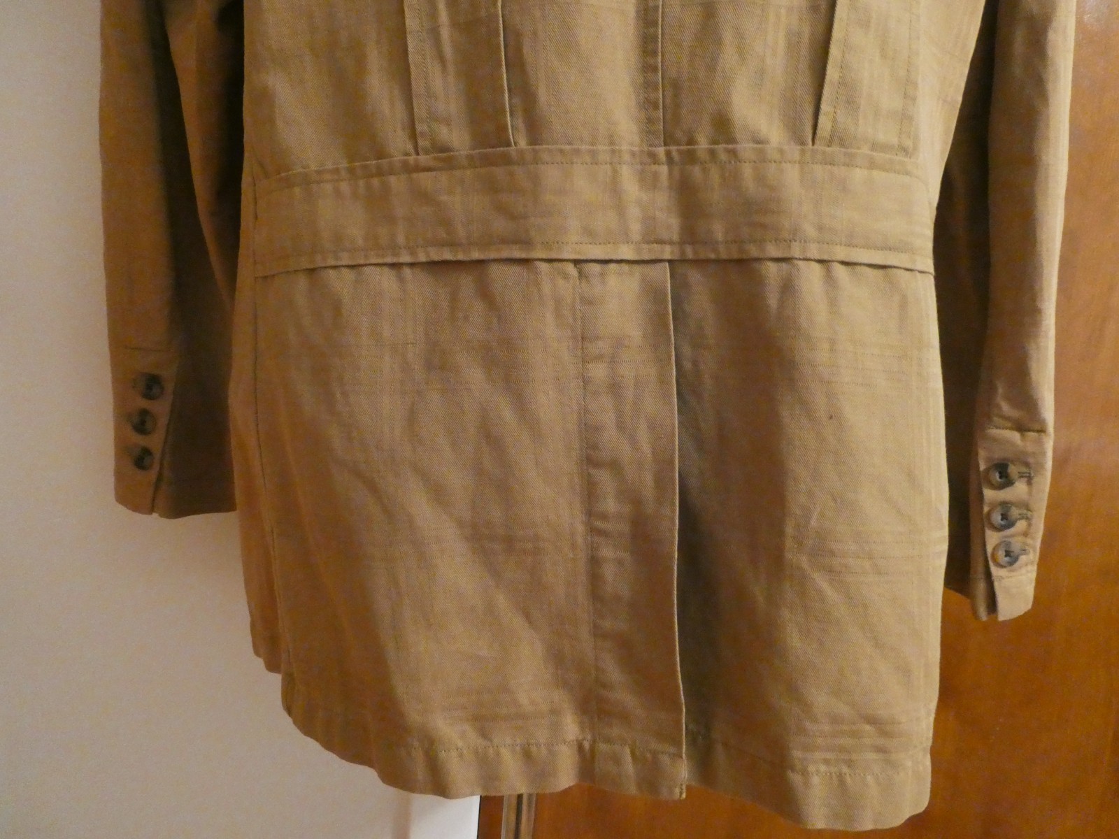 Robert Graham Blazer Men’s Soft 100% Cotton Brown Sport 1 Piece Coat Casual XL