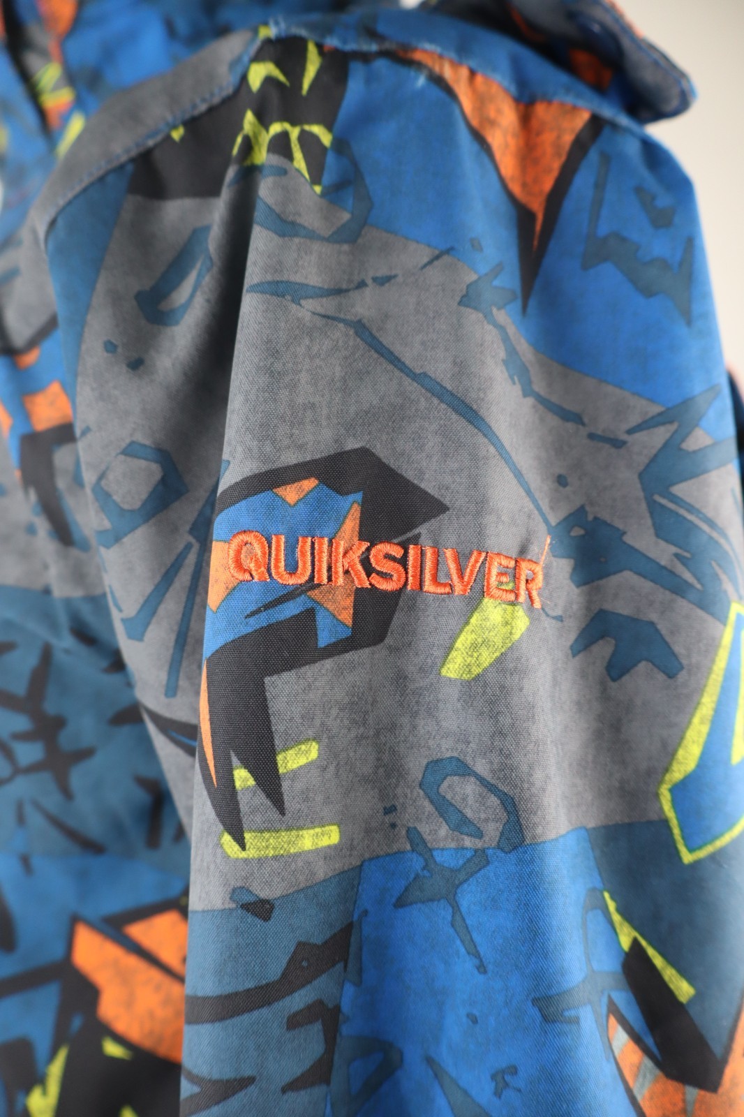 QUIKSILVER JACKET JACKET MEN L MAN CASUAL VINTAGE JACKET ZIPPER HOOD