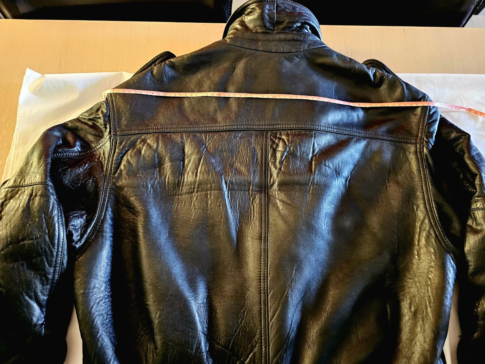 Giorgio Armani Archive, Black Asphalt Sheep Tassel Jacket Size L Perfect