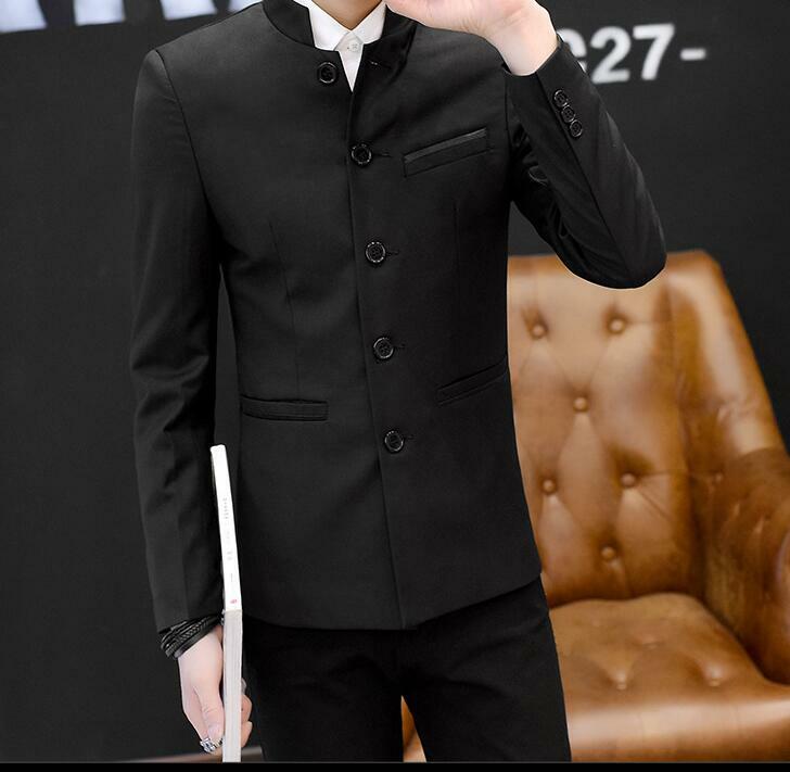 New Spring/ Fall men’s stand collar coats Chinese style Tang suit casual jacket