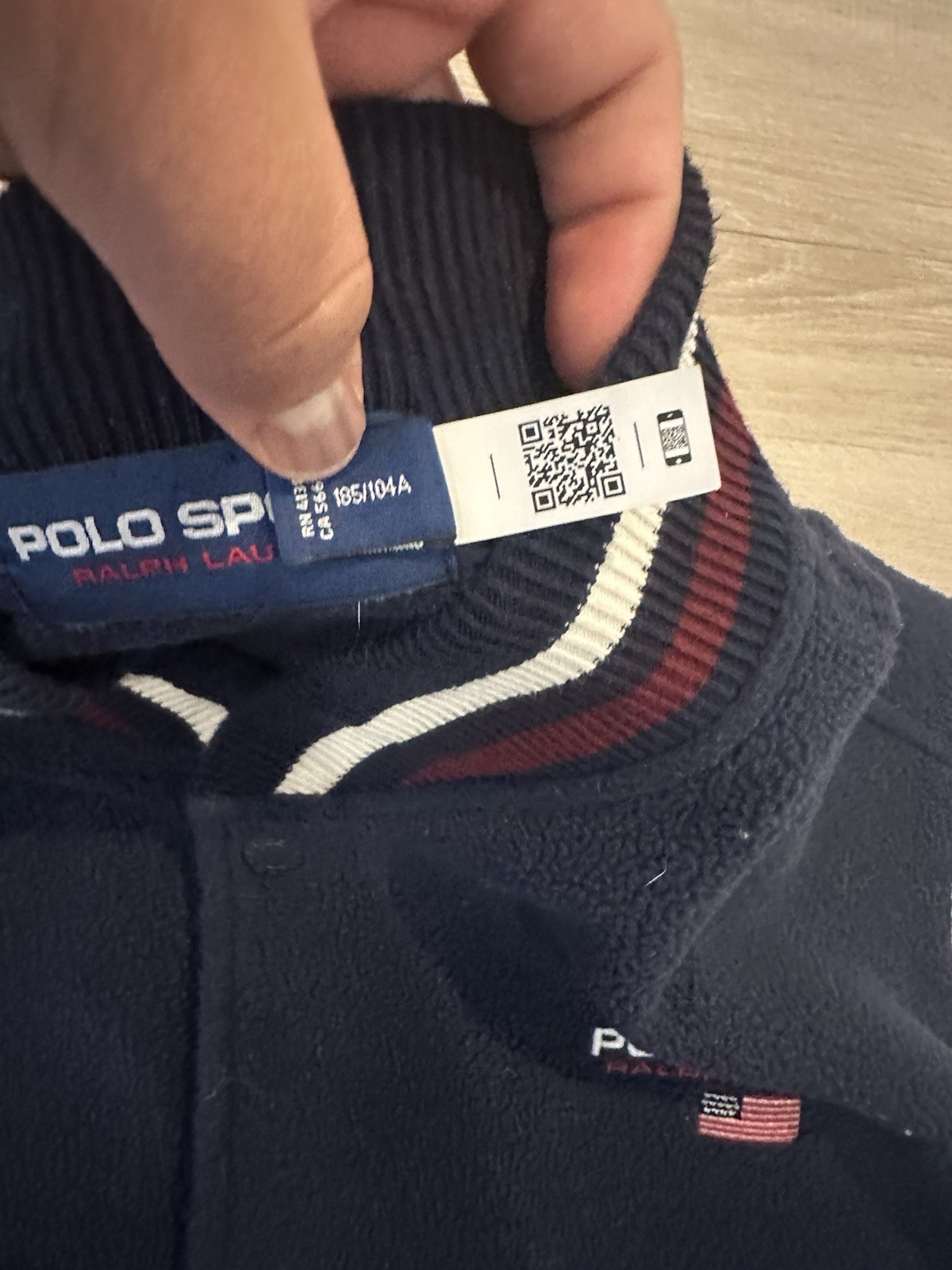 Polo Sport Ralph Lauren Sherpa Fleece Varsity Bomber Jacket Size XL US SELLER