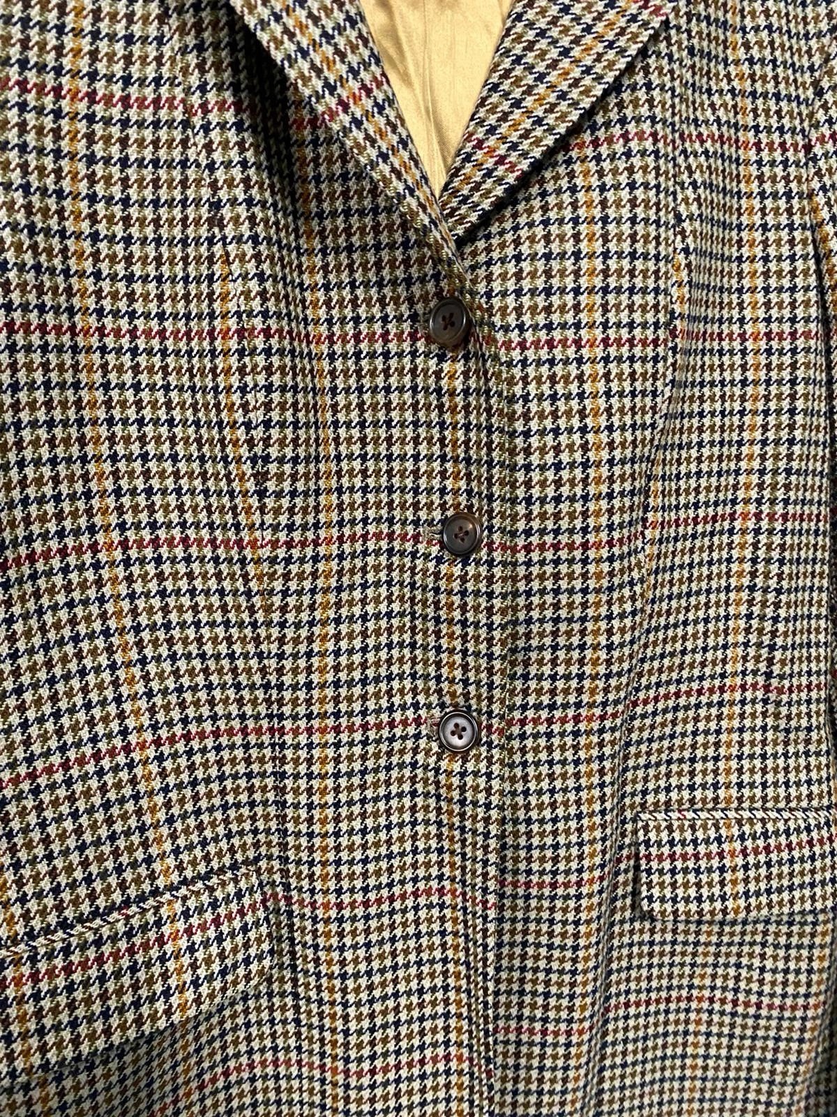 Vintage Harrods Gun Club Check Sportcoat Blazer 38” Tweed Jacket