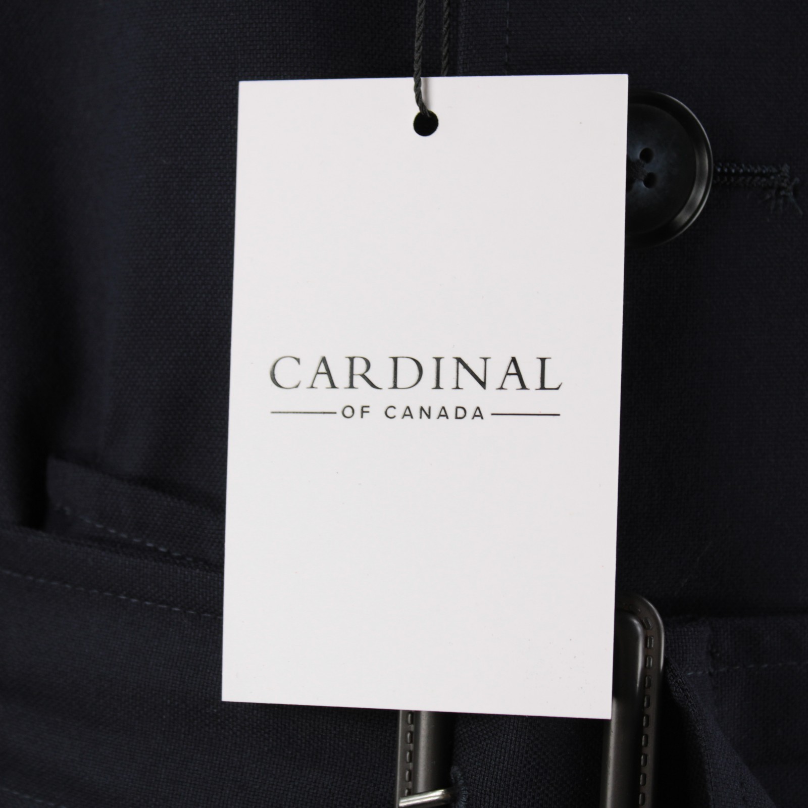 Cardinal of Canada NWT Polyester Blend Trench Coat Size 40R Marlon In Solid Blue