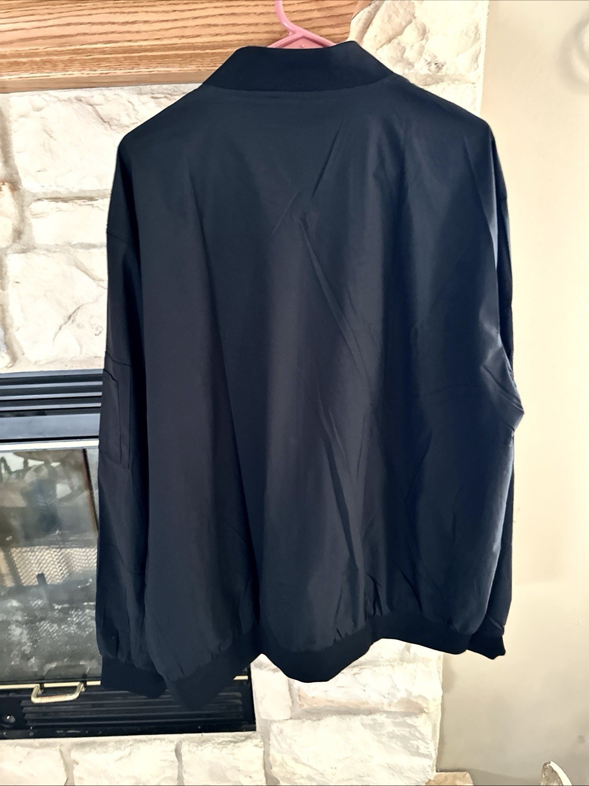 Tacvasen Men’s 2XL BLACK BOMBER Jacket Lightweight MA-1 Flight Windbreaker NWT