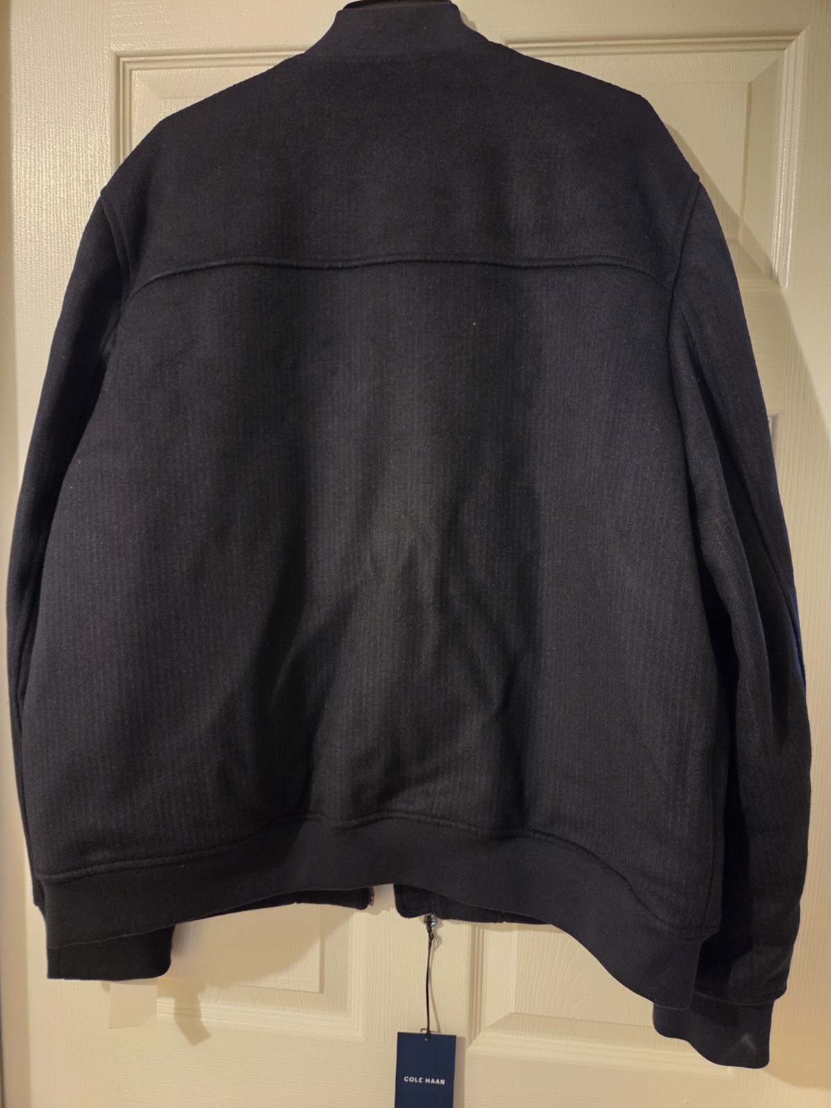 Cole Haan Men’s Wool Blend Bomber Jacket NWT RN54163 CA 35884 Dry Clean Only