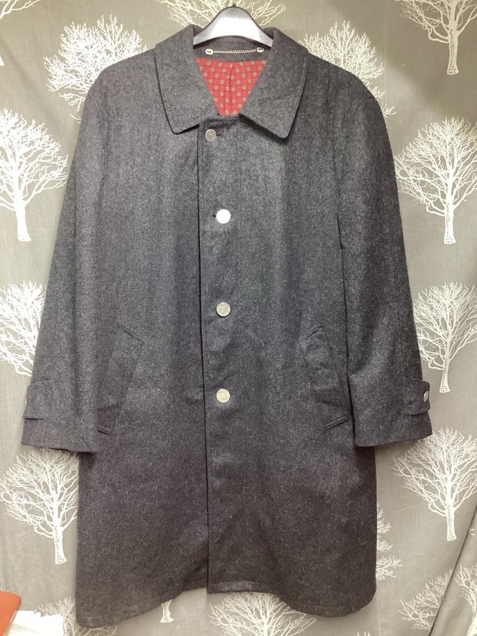 Adler Yes Sir coat, Offizieller Ausstatter Fifa, 90%wool.