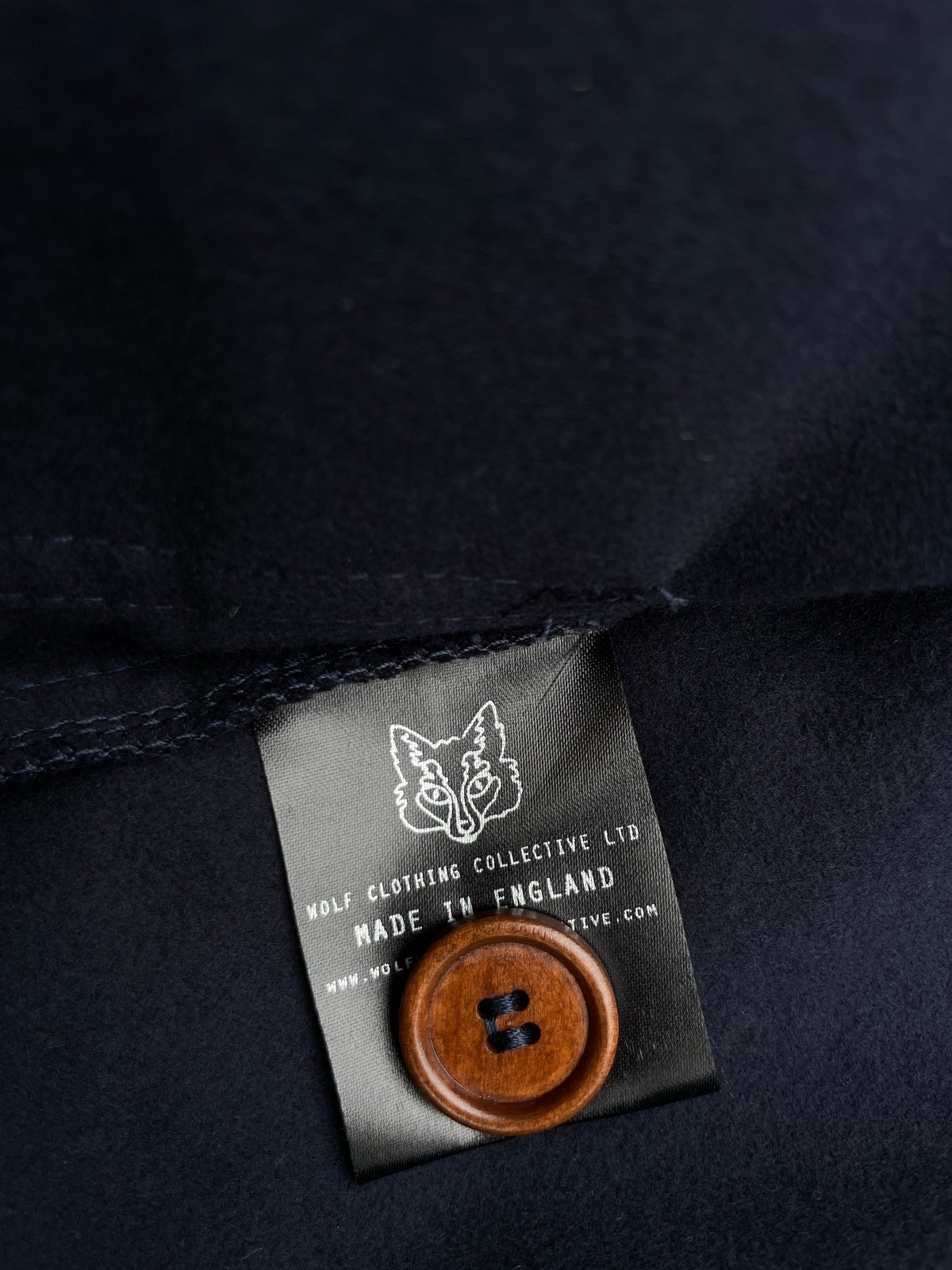 Ink Blue French Moleskin Chore Jacket Made In England – S M L XL 2XL 3XL