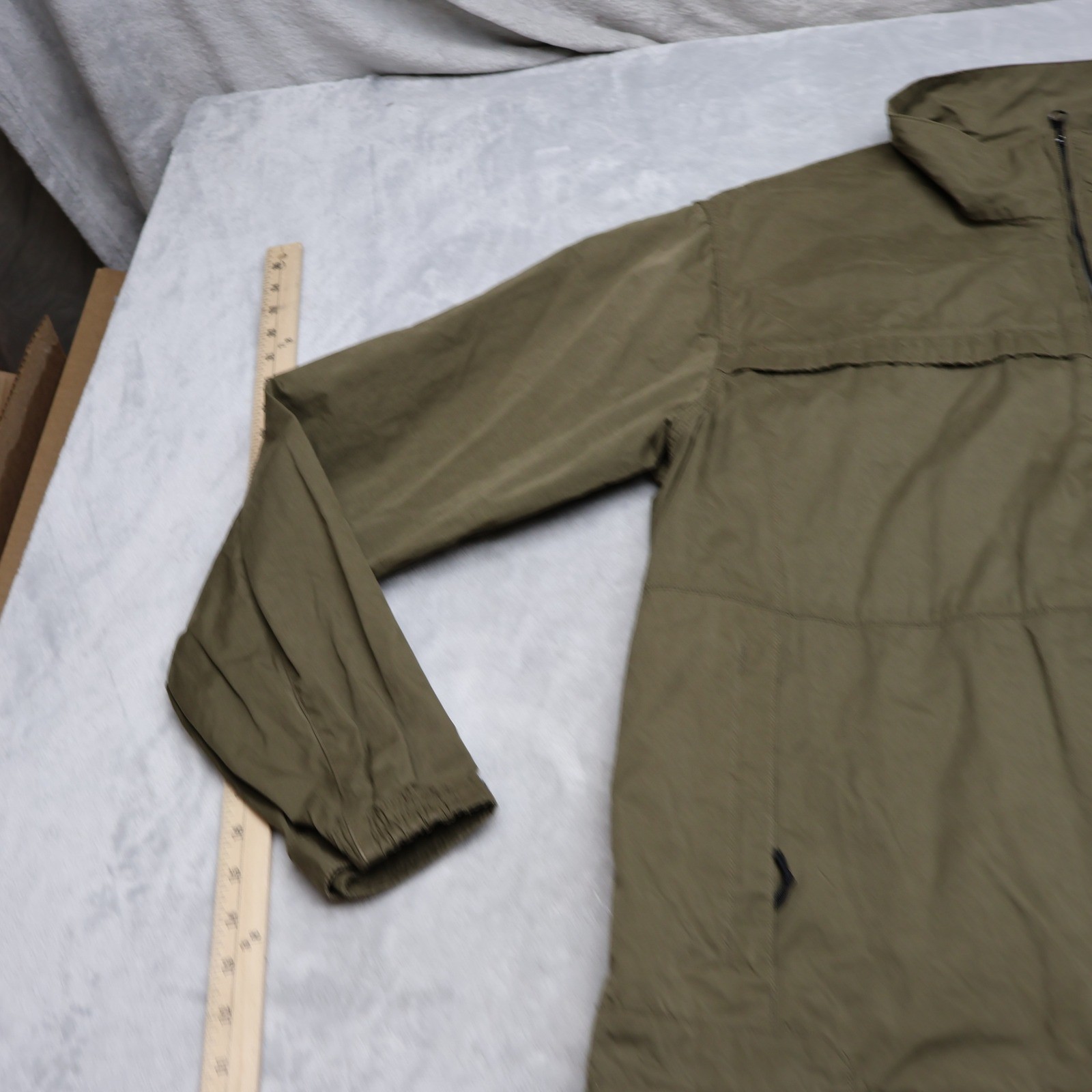 Columbia Jacket Men XL Green Full Zip Lightweight Water Resistant Hiking Outdoor