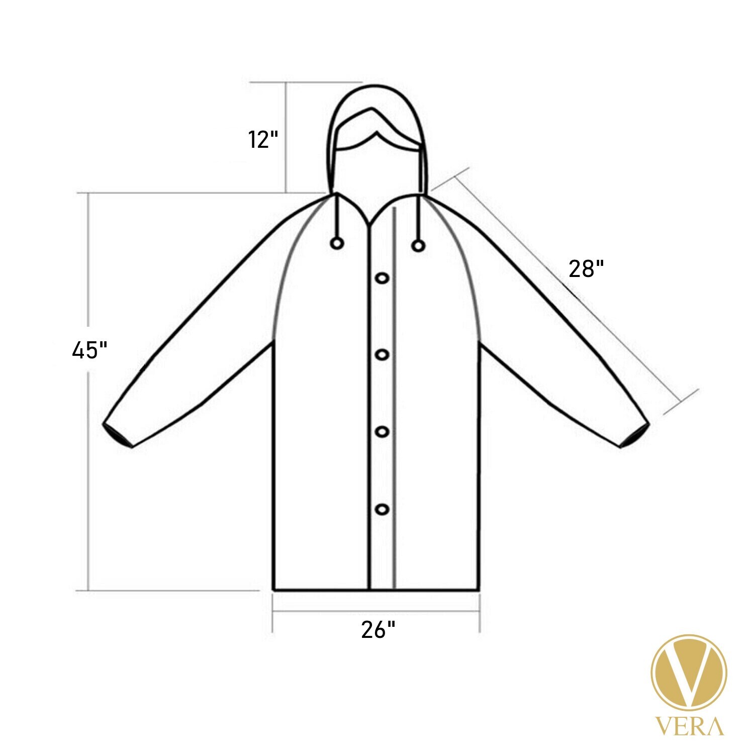 Unisex Adult Waterproof Raincoat Rain Coat Hooded Jacket Poncho Rainwear Camping