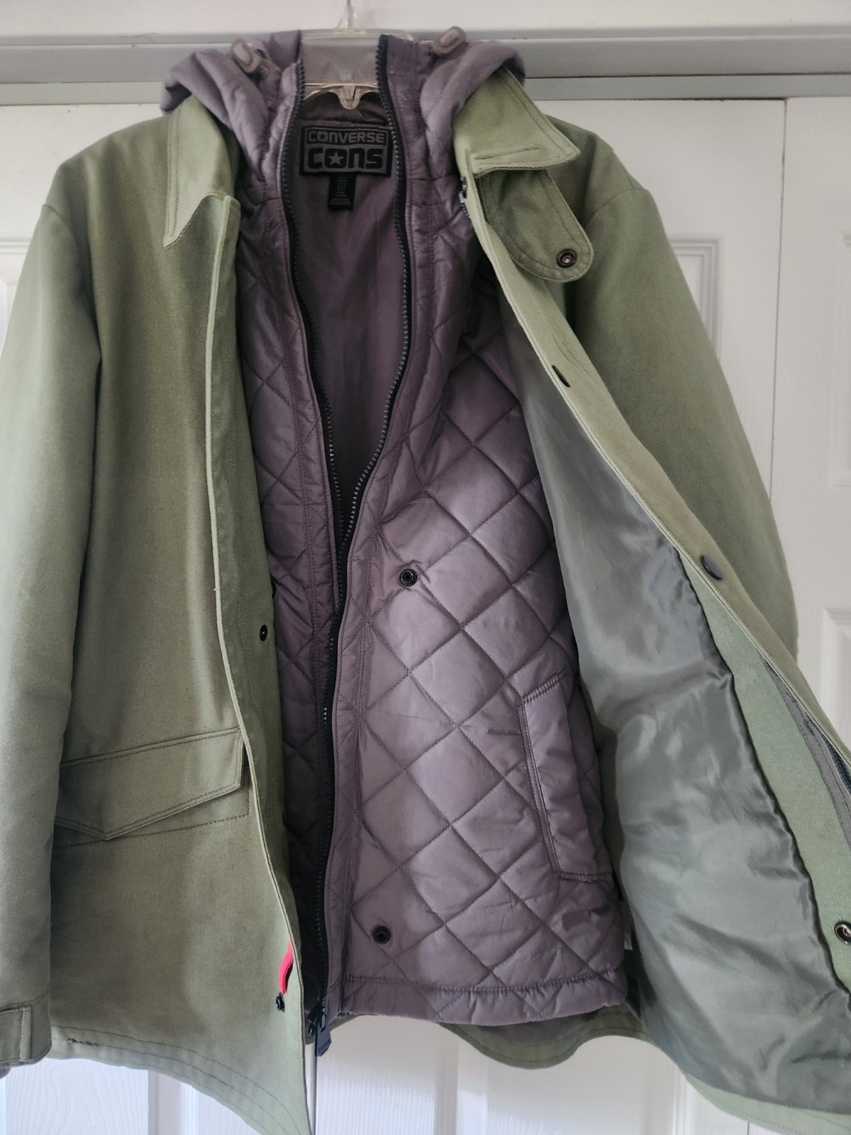 Converse winter jacket; size M