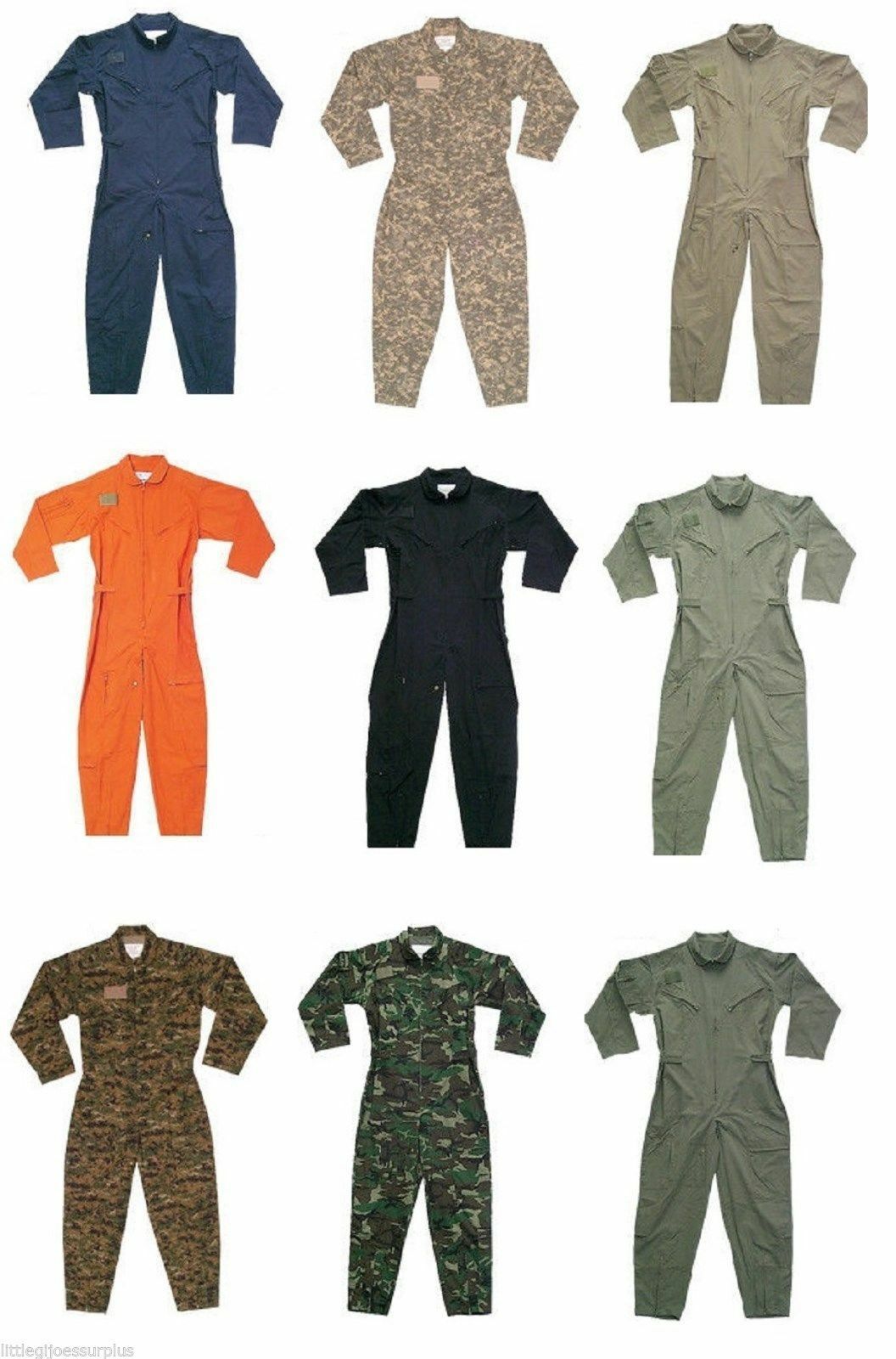 SALE! Flight Suit AF Style Flight Coveralls Camo or Solid ROTHCO – SAVE 20% OFF