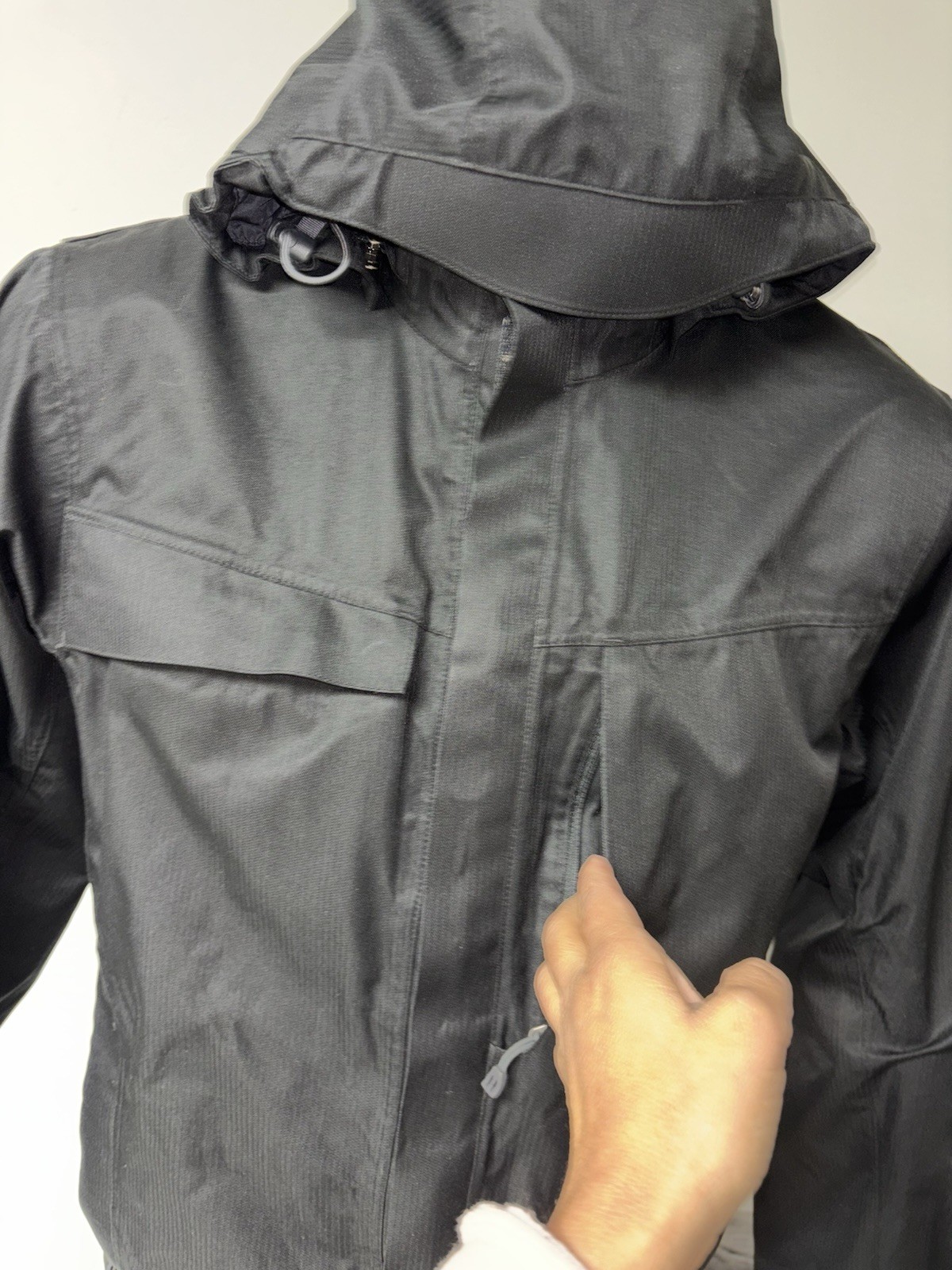 Rei E1 Element Men’s Spring/fall Jacket Size S Removable Hood No Inner Fleece
