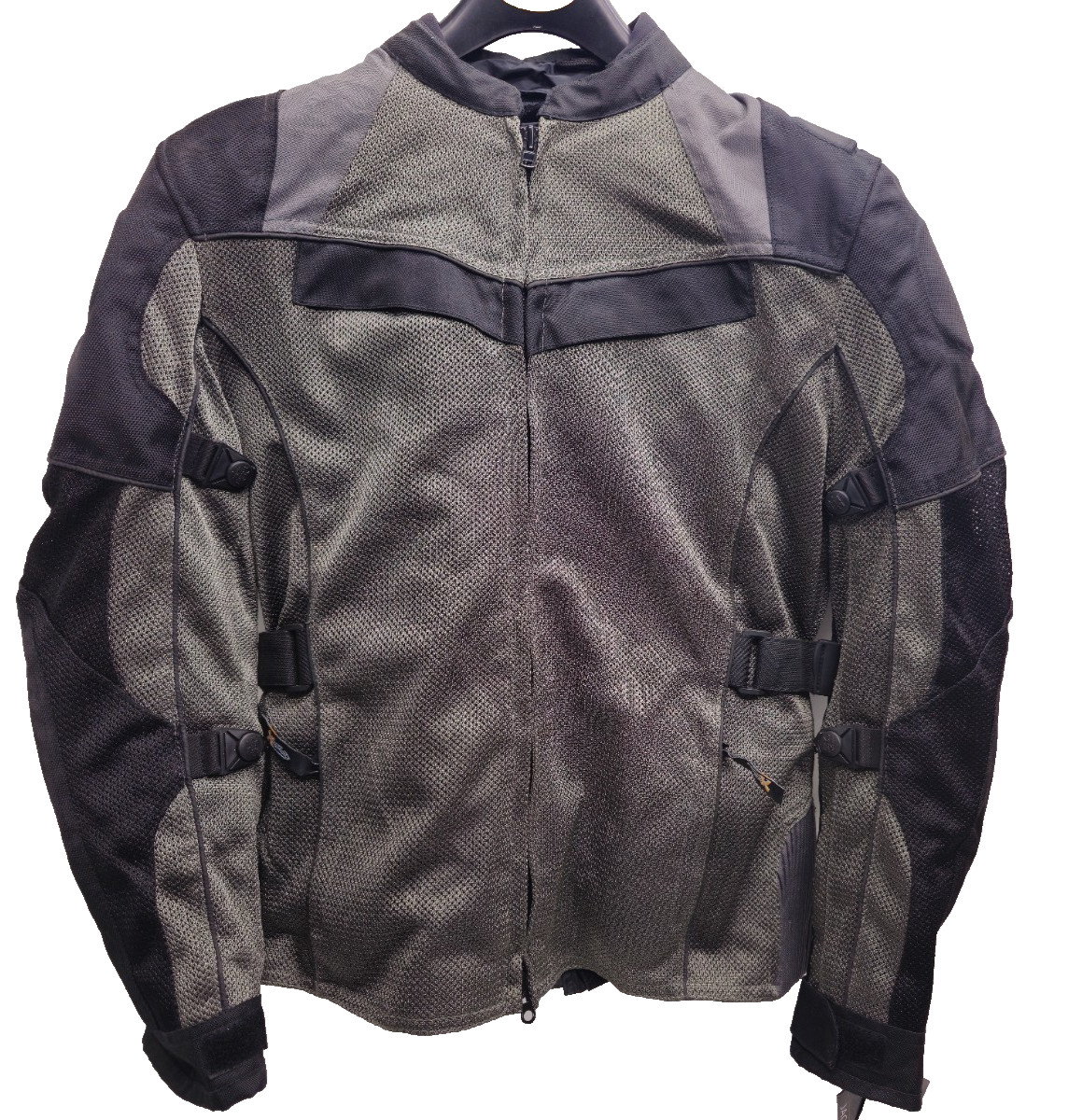 Xelement XS8168 Motorcycle Jacket Tri-Tex Armored Reflective Men’s XL All Season