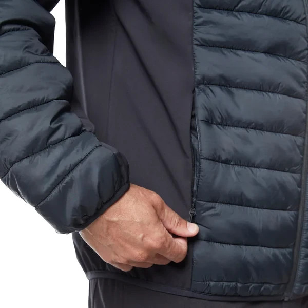 size S-XXL Merrell Mens Hooded Mixed Media Puffer Softshell Jacket , Nwt