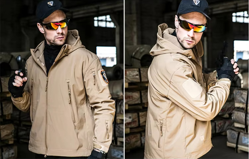 Men’s Casual Padded Jacket Winter Warm Hooded Soft Comfort Coat Thick Jacket Top