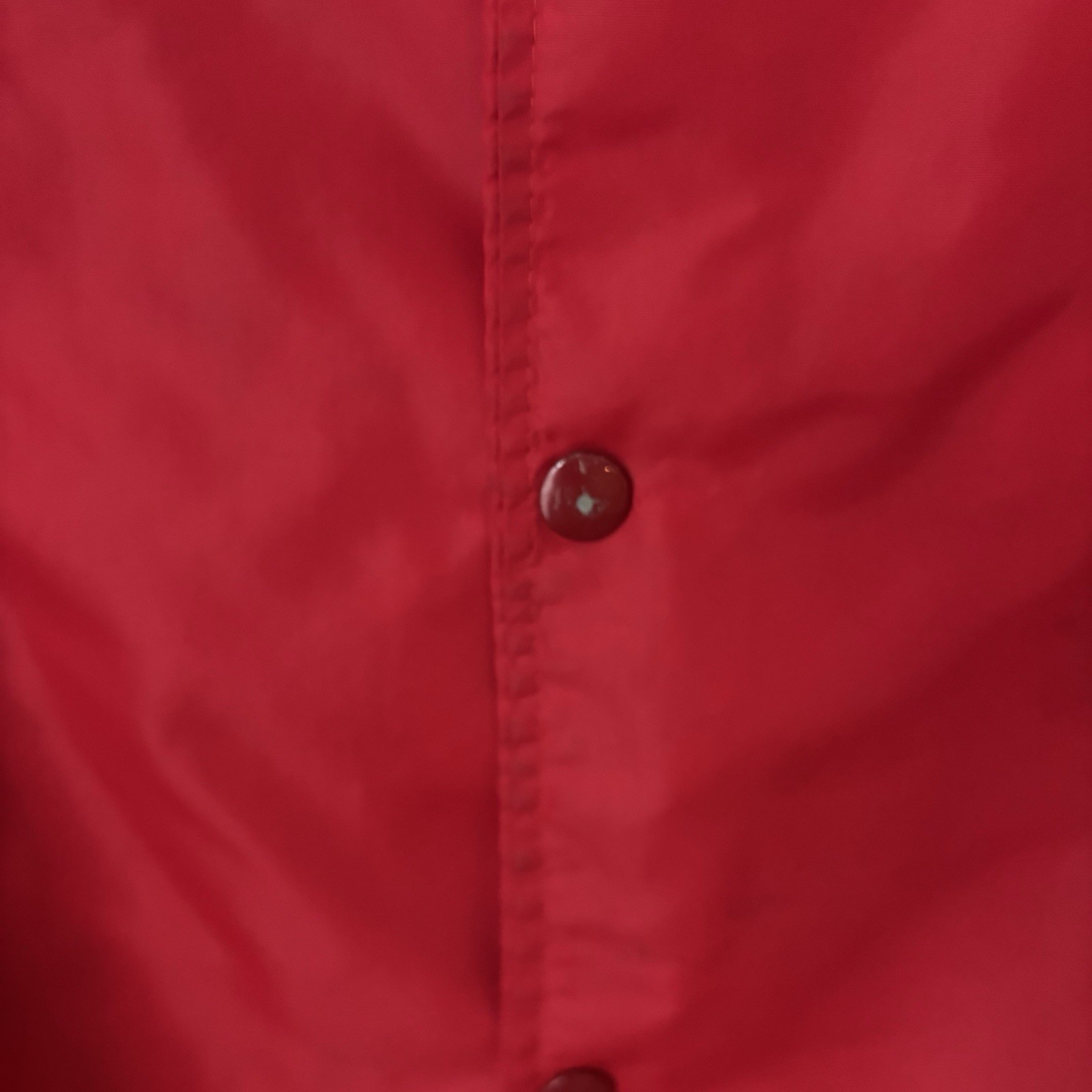Vintage United States Marine Corps Jacket Red Snap Front Lightweight Fits Medium