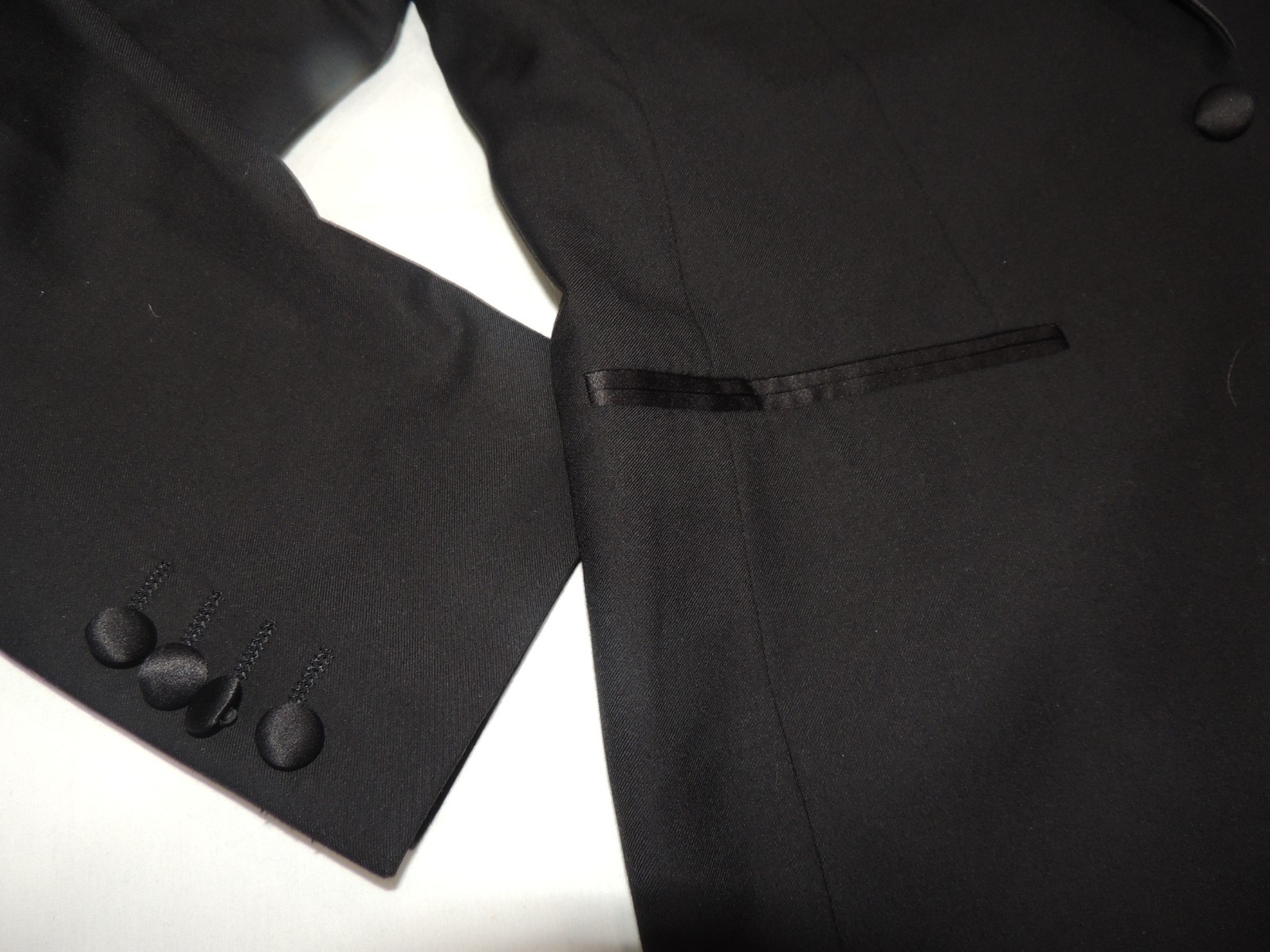 Pisley & Gray Men’s Black Shawl Collar Formal Tuxedo Jacket Coat 38 Short