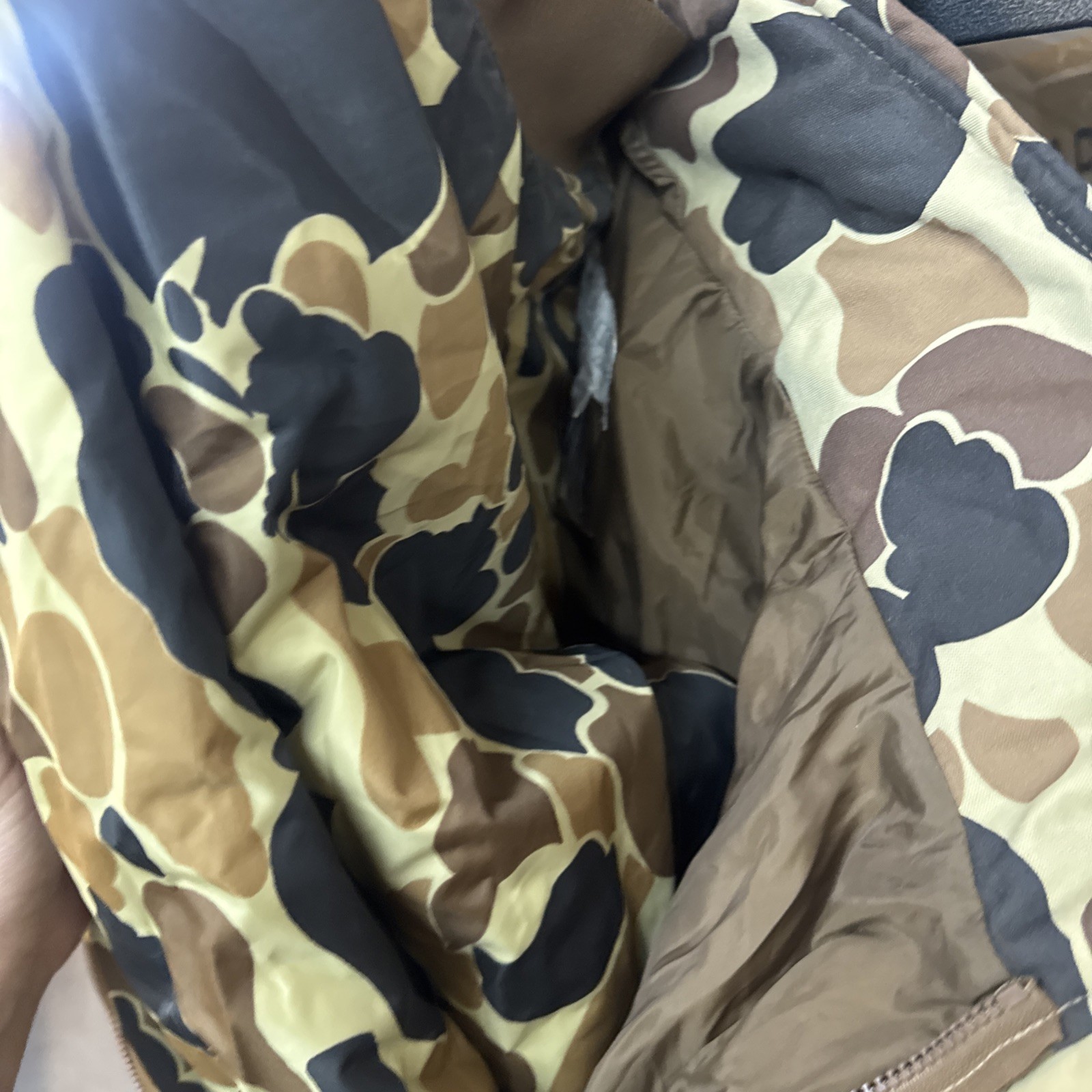 VTG Columbia Omni Tech Duck Camo Hunting 3 in 1 piece Jacket GREAT COND