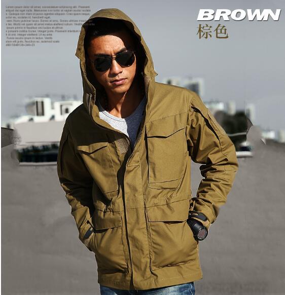 Mens Army Tactical Casual Clothing Flight Pilot Military Field Jacket Hot Top
