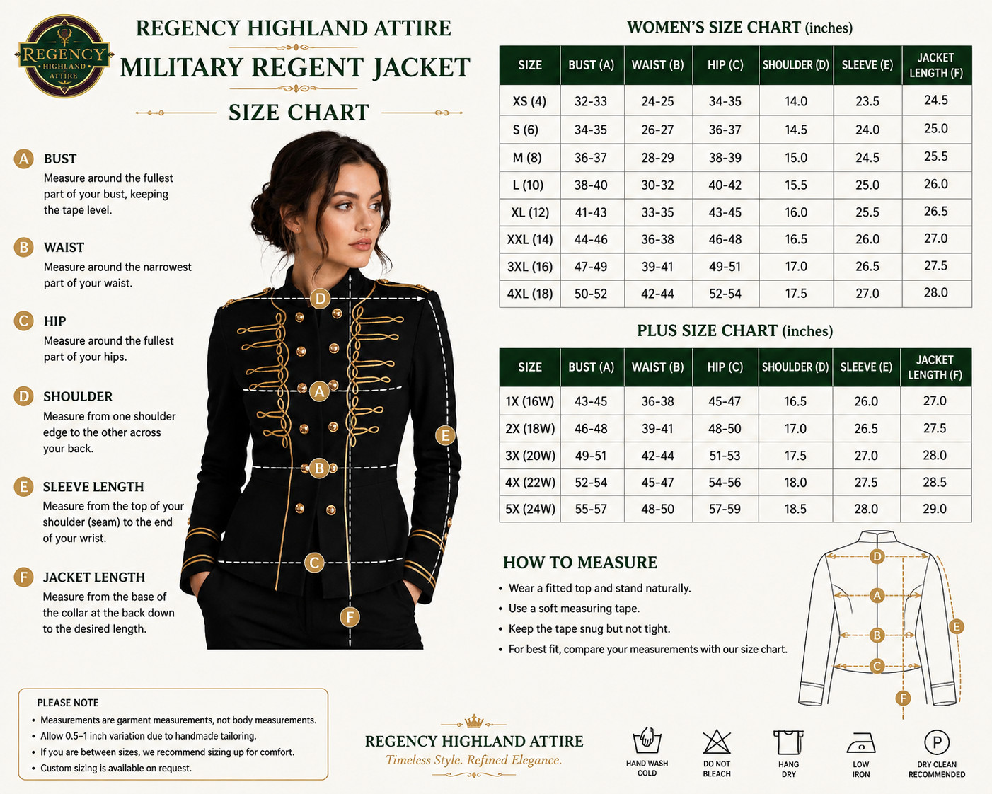 Women’s Black Military Hussar Jacket with Gold Braided Trim – Victorian