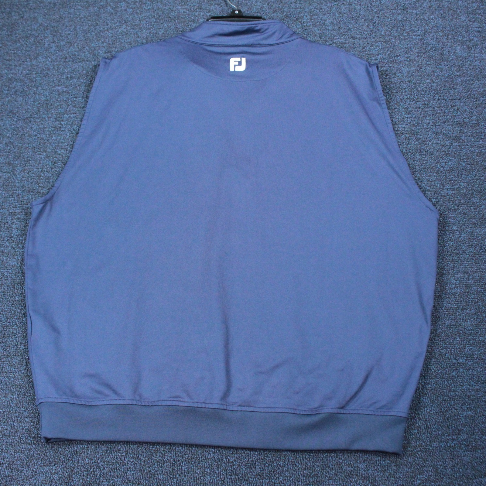 FootJoy Golf Vest Mens XL 1/4 Zip Pullover Navy Blue Performance Nylon Spandex