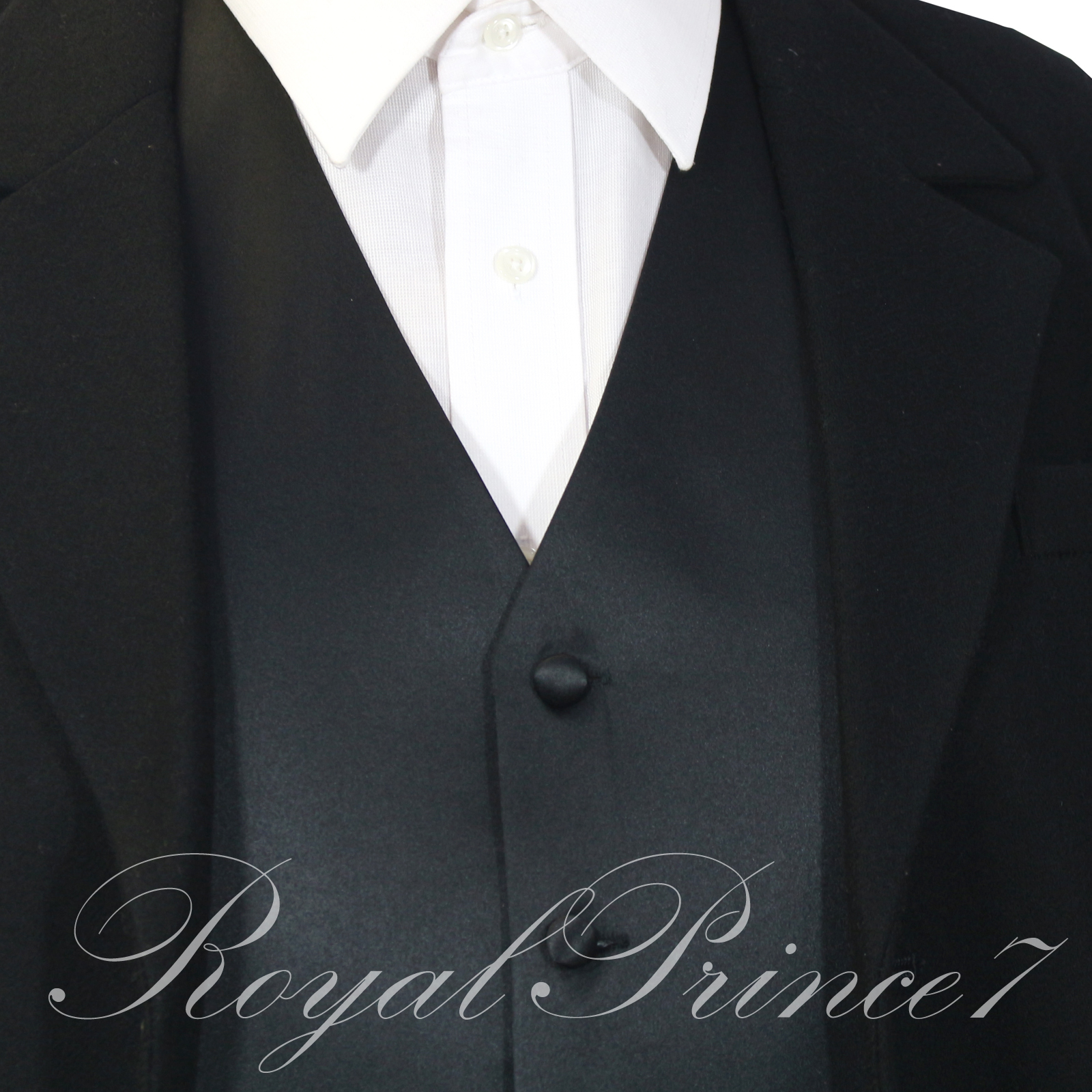 BLACK New Men Solid XS – 6X Tuxedo Suit Dress Vest Waistcoat Formal Wedding Prom