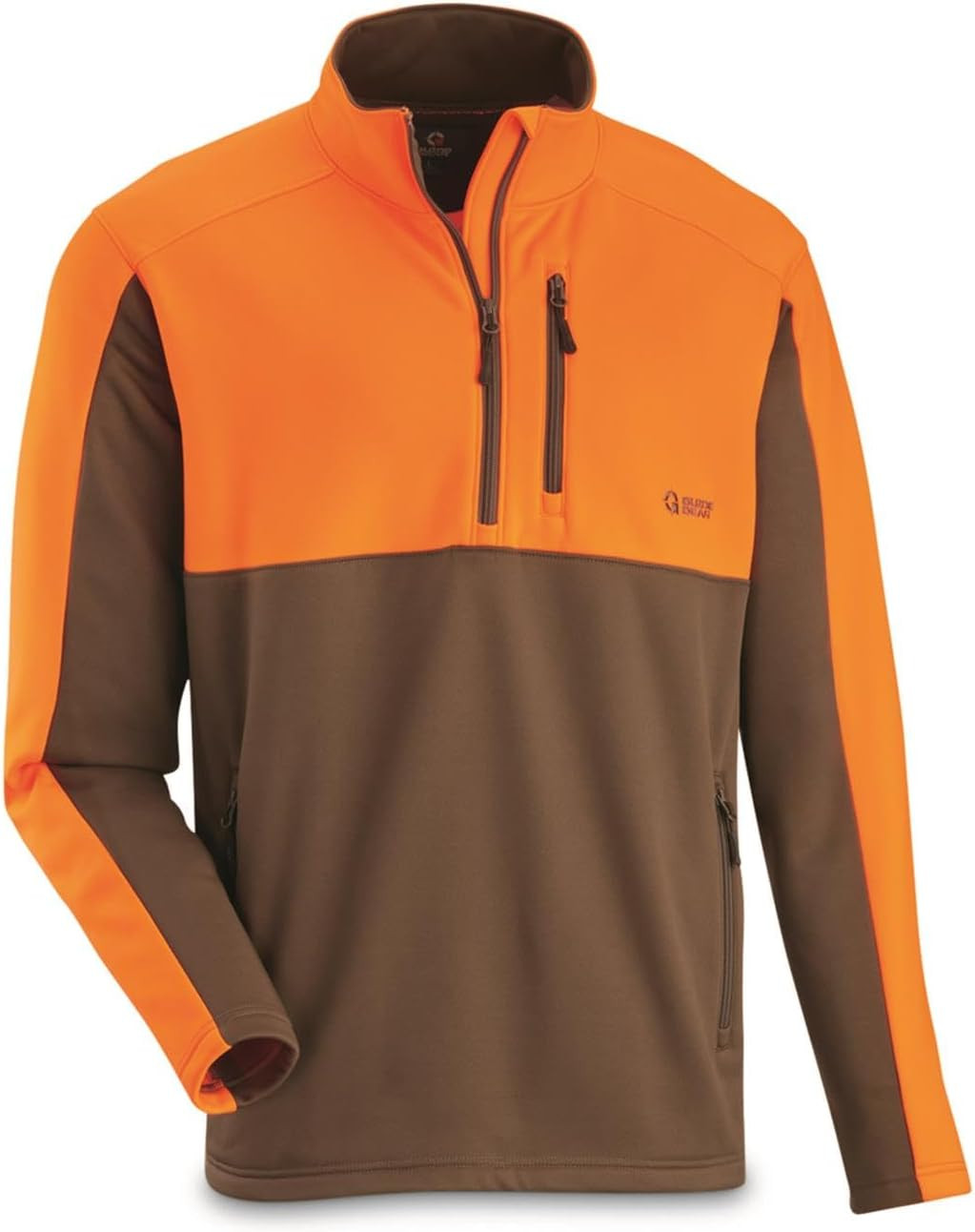 New Men’s Upland Quarter-Zip Fleece Pullover; Fall Winter Season Hunting Top