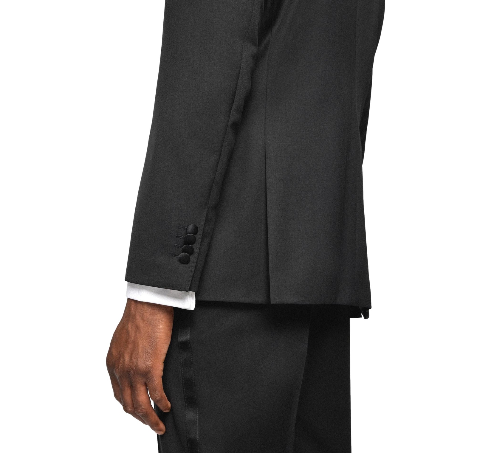 BOSS Regular Fit Tuxedo Jacket H-JECKSON-TUX-S-B1 50469185 Color Black