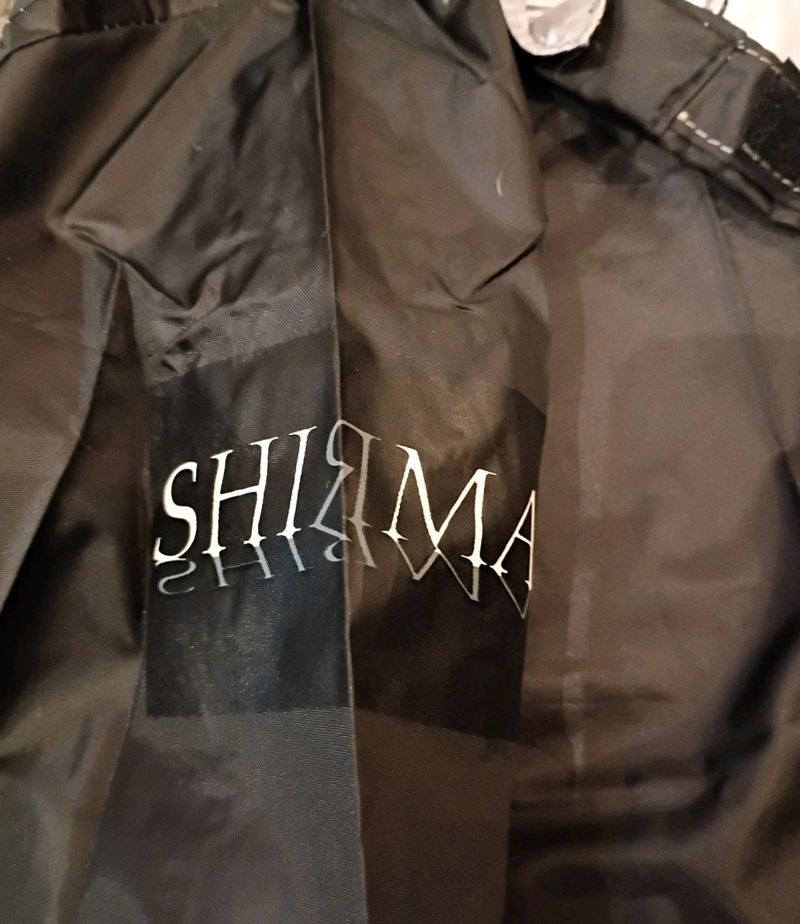 Rain Jacket Unisex All Sizes Black Waterproof Lined Pockets S M L X XL XXL Pouch