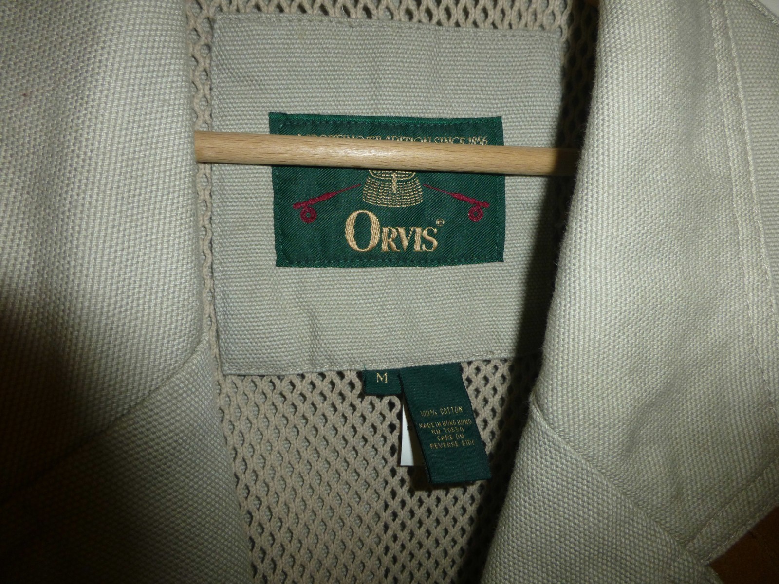 CLASSIC ORVIS ZAMBEZI JACKET in TAUPE , US size MEDIUM ( Large UK ? ) UK SELLER