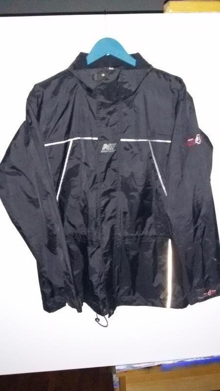 Men Equipment Jacket Black Nylon 44 / XXL / 52