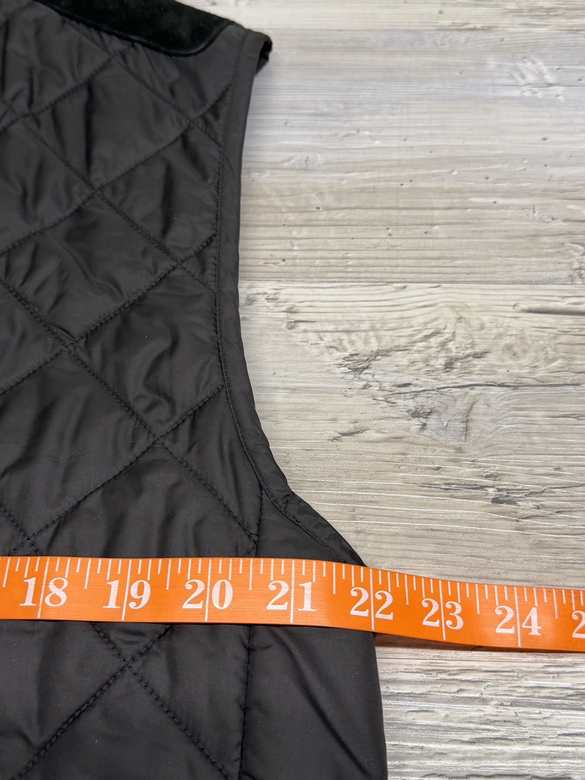 Vintage Polo Ralph Lauren Quilted Shooting Hunting Vest Real Calf Suede Trim L