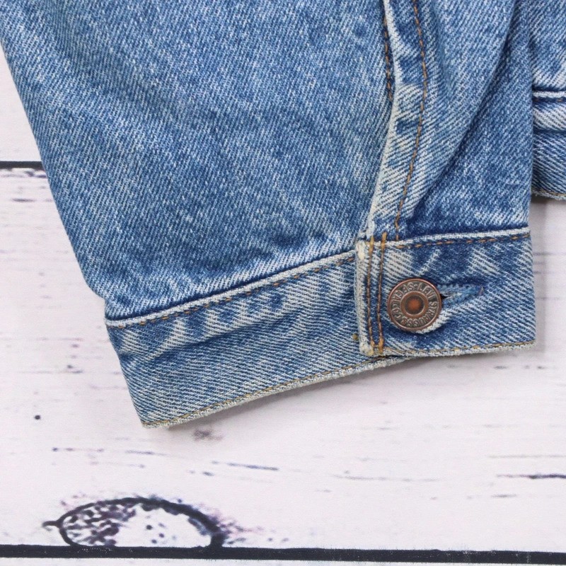 Levi’s Denim Trucker Jacket Mens S Type 3 Vintage Canada Relaxed Boxy 75525