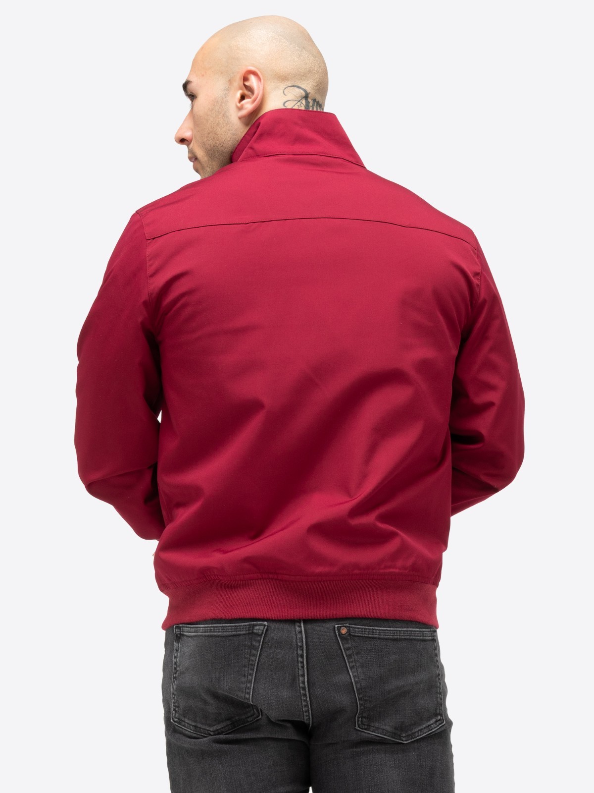 Lonsdale London Harrington Jacket Red NEW XS S M L XL 2XL 3XL 4XL 5XL Bomber Jacket
