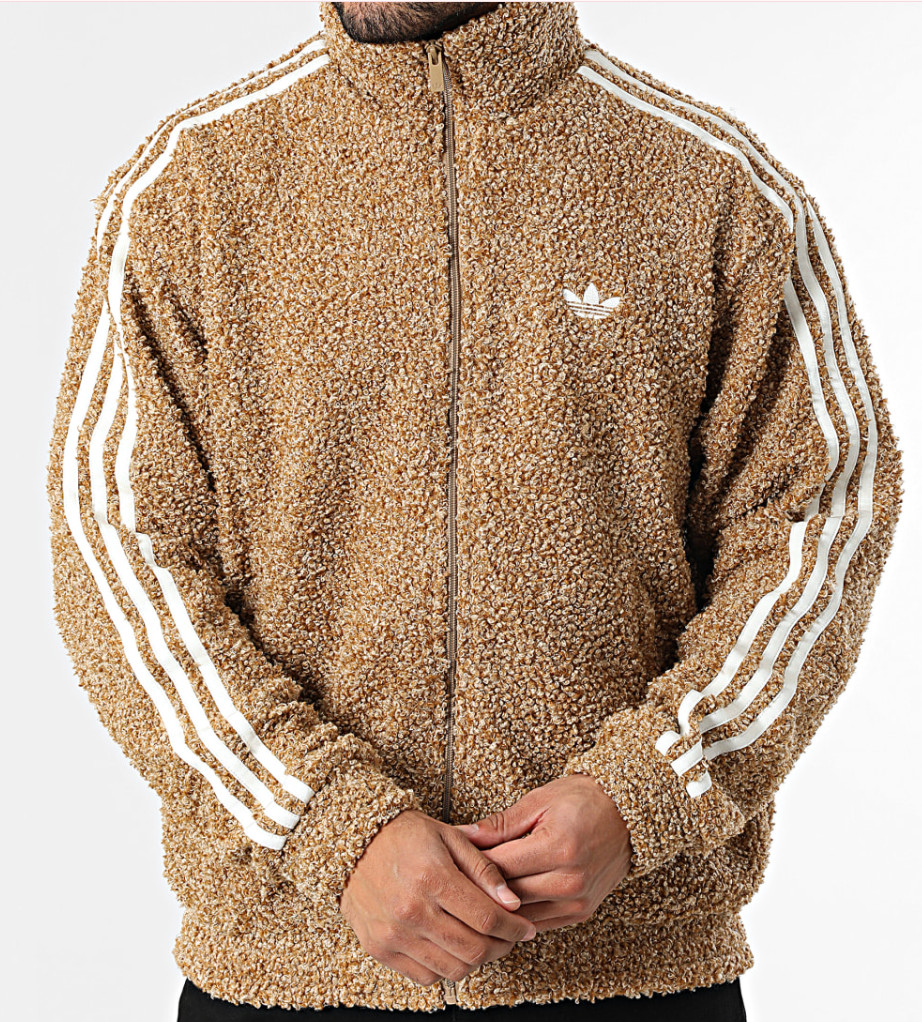 NEW MENS ADIDAS ORIGINALS FIREBIRD BOUCLE JACKET ~SIZE 2XL #KS5274