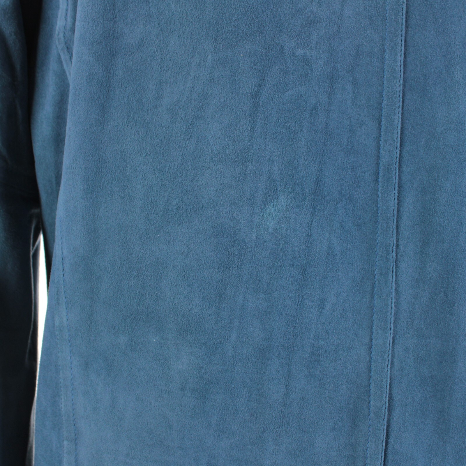 Ravazzolo NWD Soft Leather Jacket / Overshirt Size 50 (40 US) In Blue