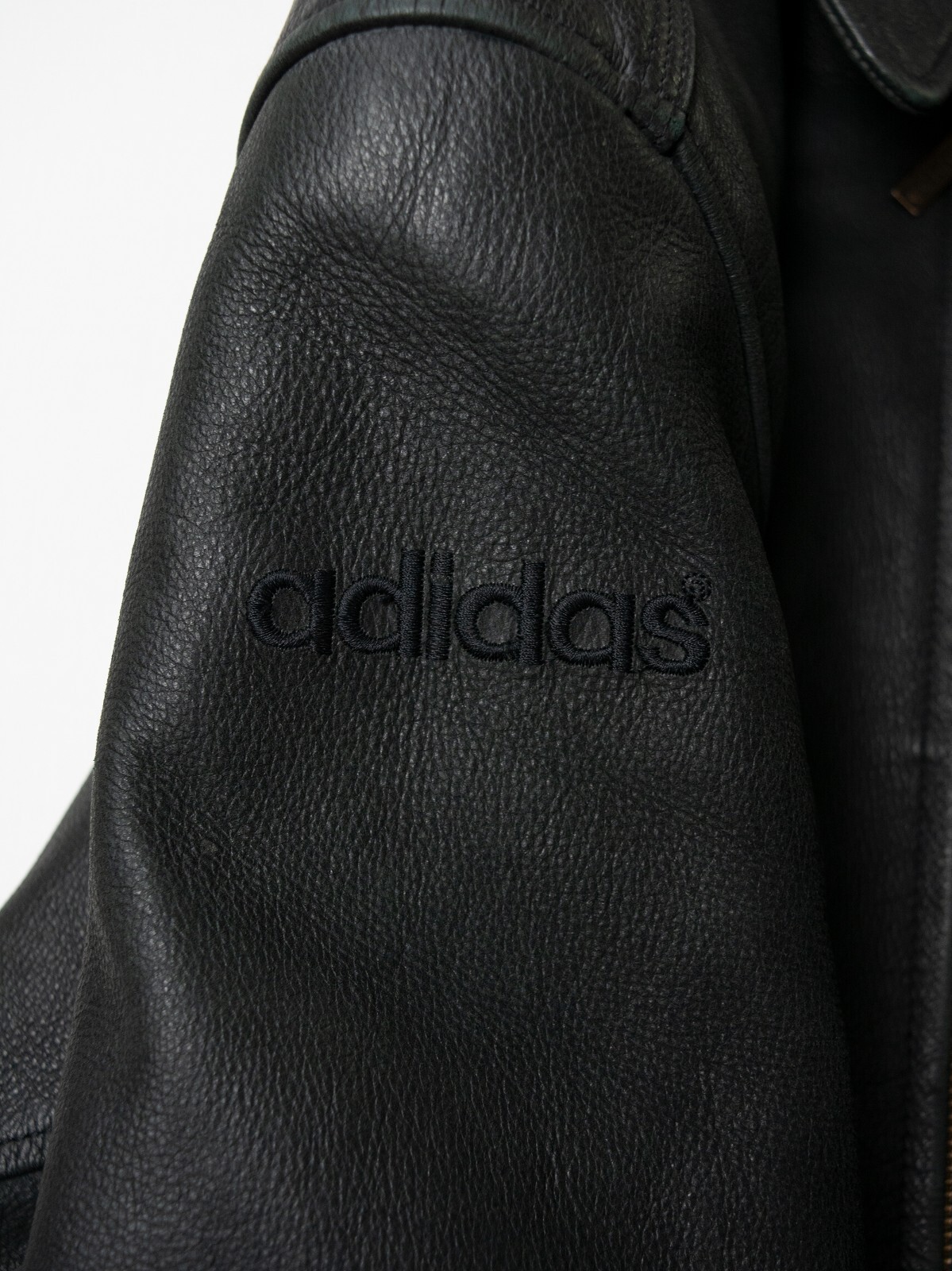 Vintage Adidas Bayern Munich leather jacket size L