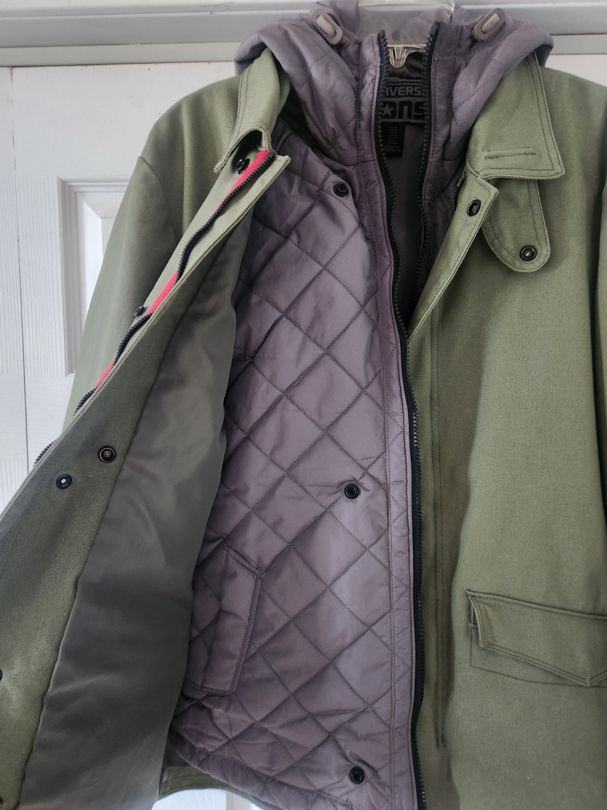 Converse winter jacket; size M