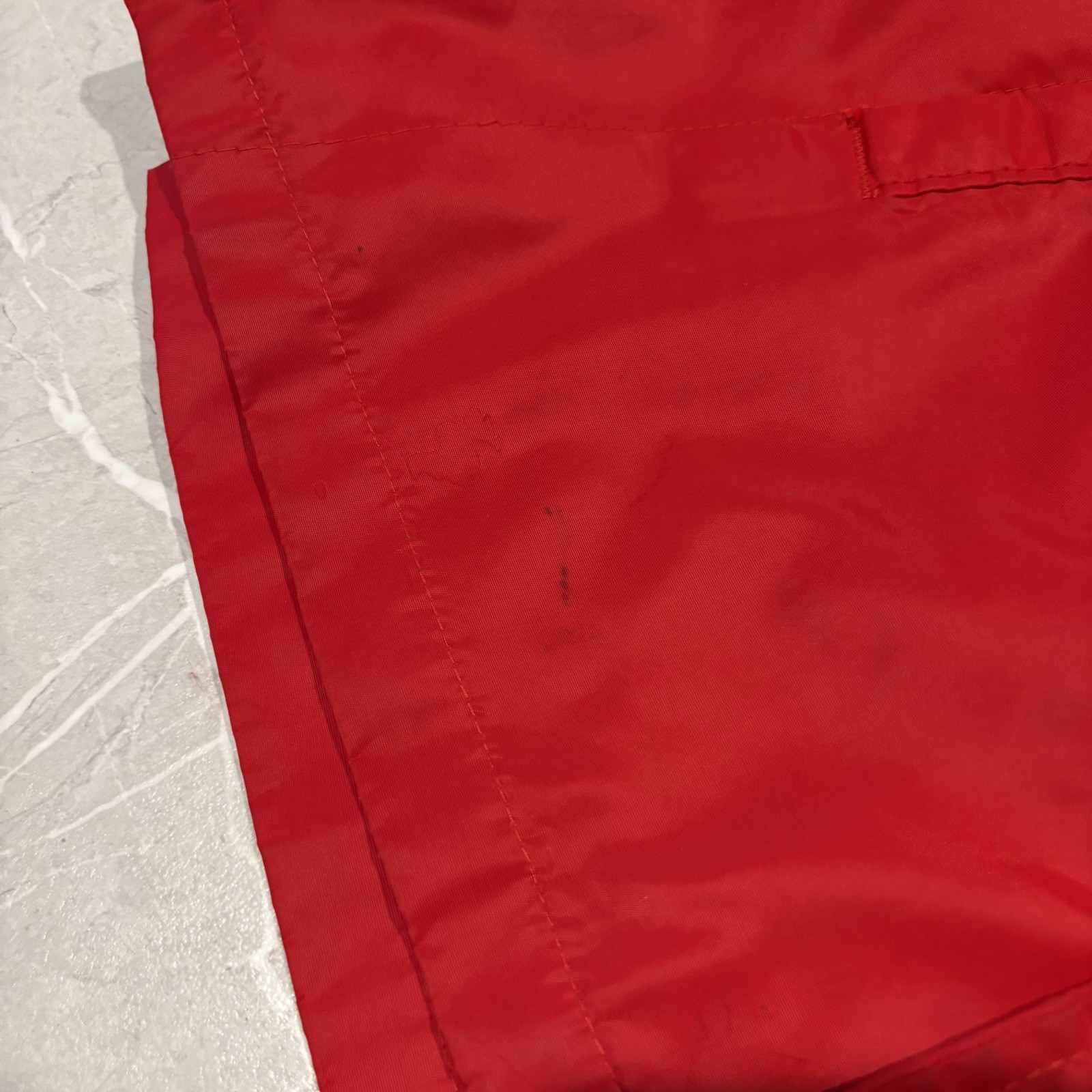 Vintage United States Marine Corps Jacket Red Snap Front Lightweight Fits Medium